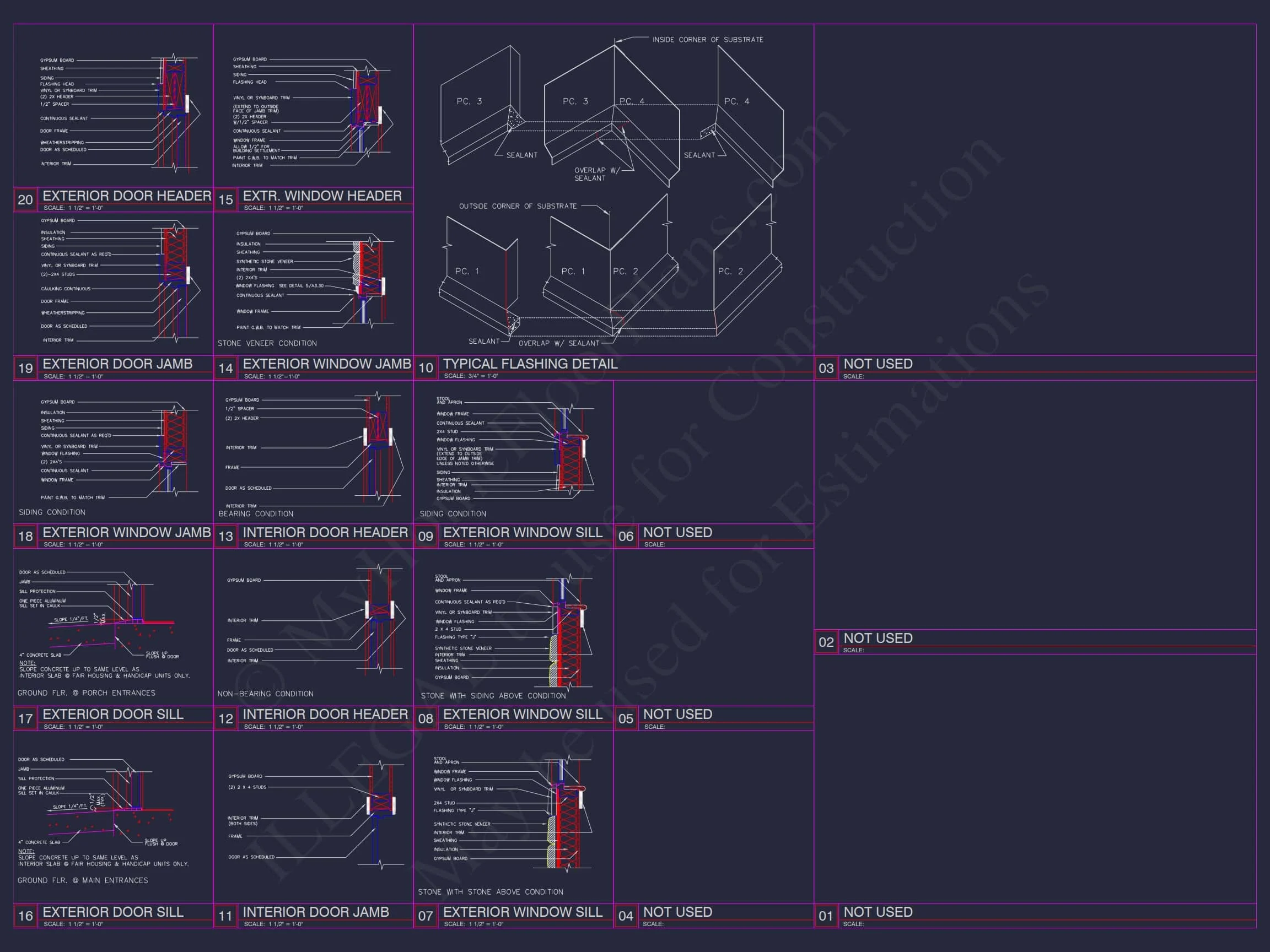 8-APARTMENT PLAN-Traditional Townhouse Plan - 3-Bed, 2.5-Bath, 1,750 SF 79 8-Unit Modern Craftsman Townhome Plan with Covered Porches & Bonus Rooms