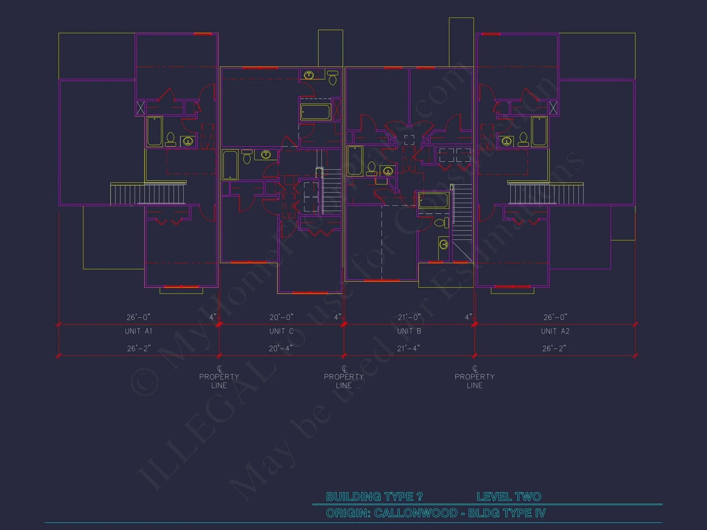 8-APARTMENT PLAN-Traditional Townhouse Plan - 3-Bed, 2.5-Bath, 1,750 SF 49 8-Unit Modern Craftsman Townhome Plan with Covered Porches & Bonus Rooms