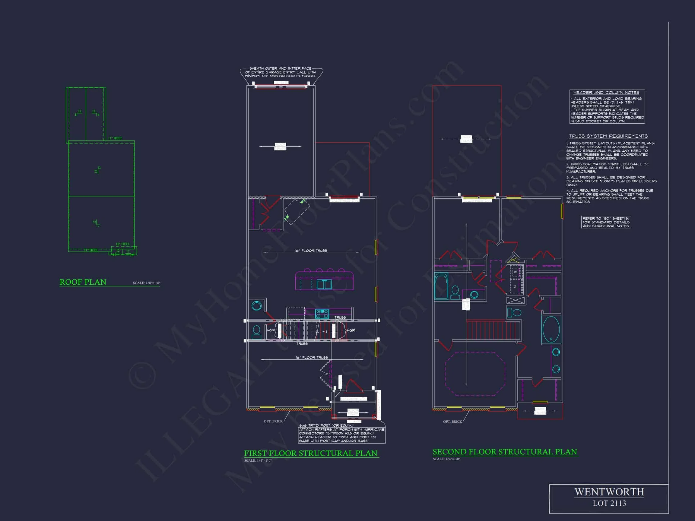 11-1083-1 7-UNIT TOWNHOUSE PLAN - Elegant House Plan with 2 Floors and Traditional Designs 17 Elegant 2-Story House Plan with Traditional Design