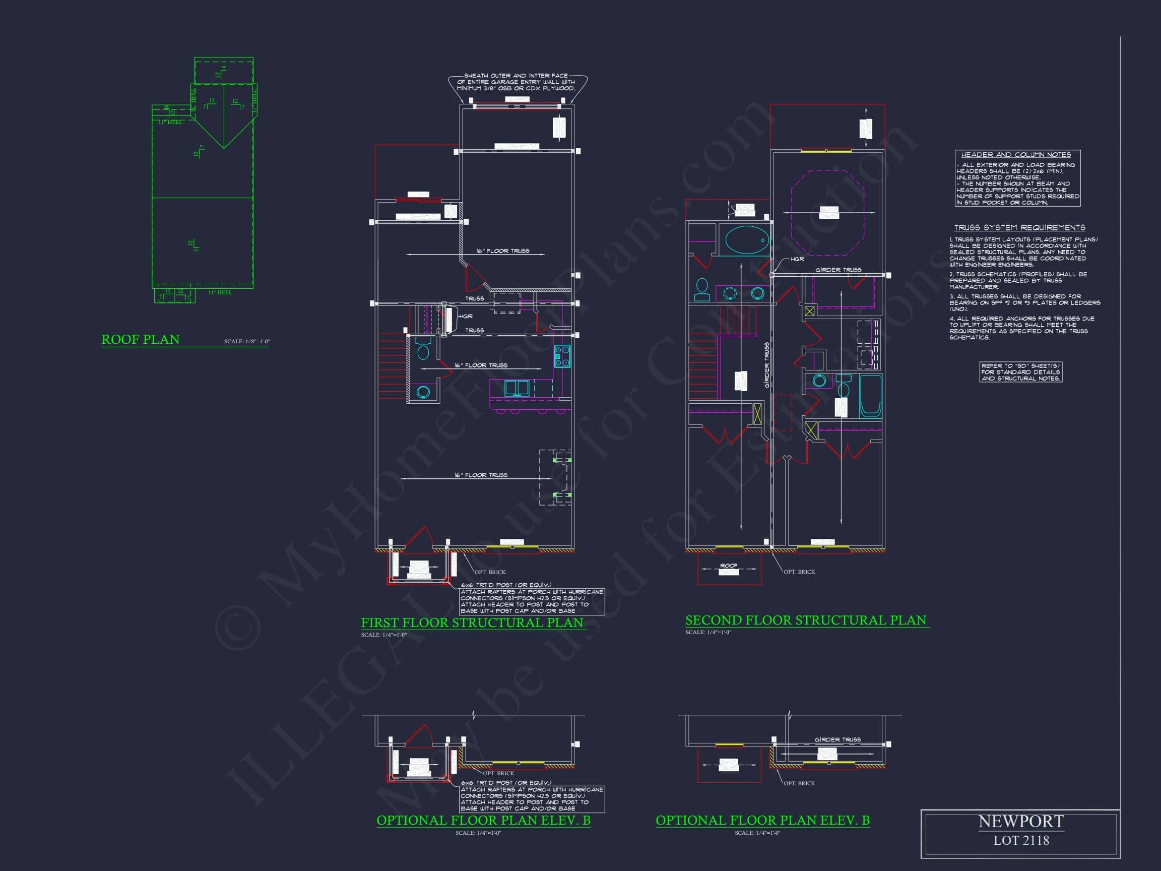 11-1083-1 7-UNIT TOWNHOUSE PLAN - Elegant House Plan with 2 Floors and Traditional Designs 22 Elegant 2-Story House Plan with Traditional Design