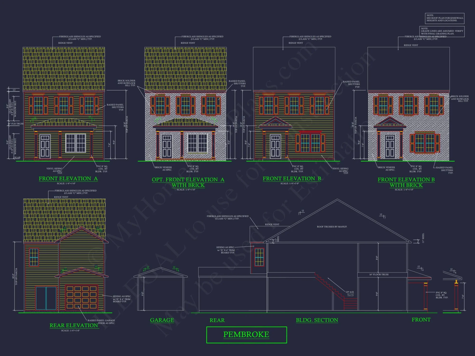 Elegant 2-Story House Plan with Traditional Design