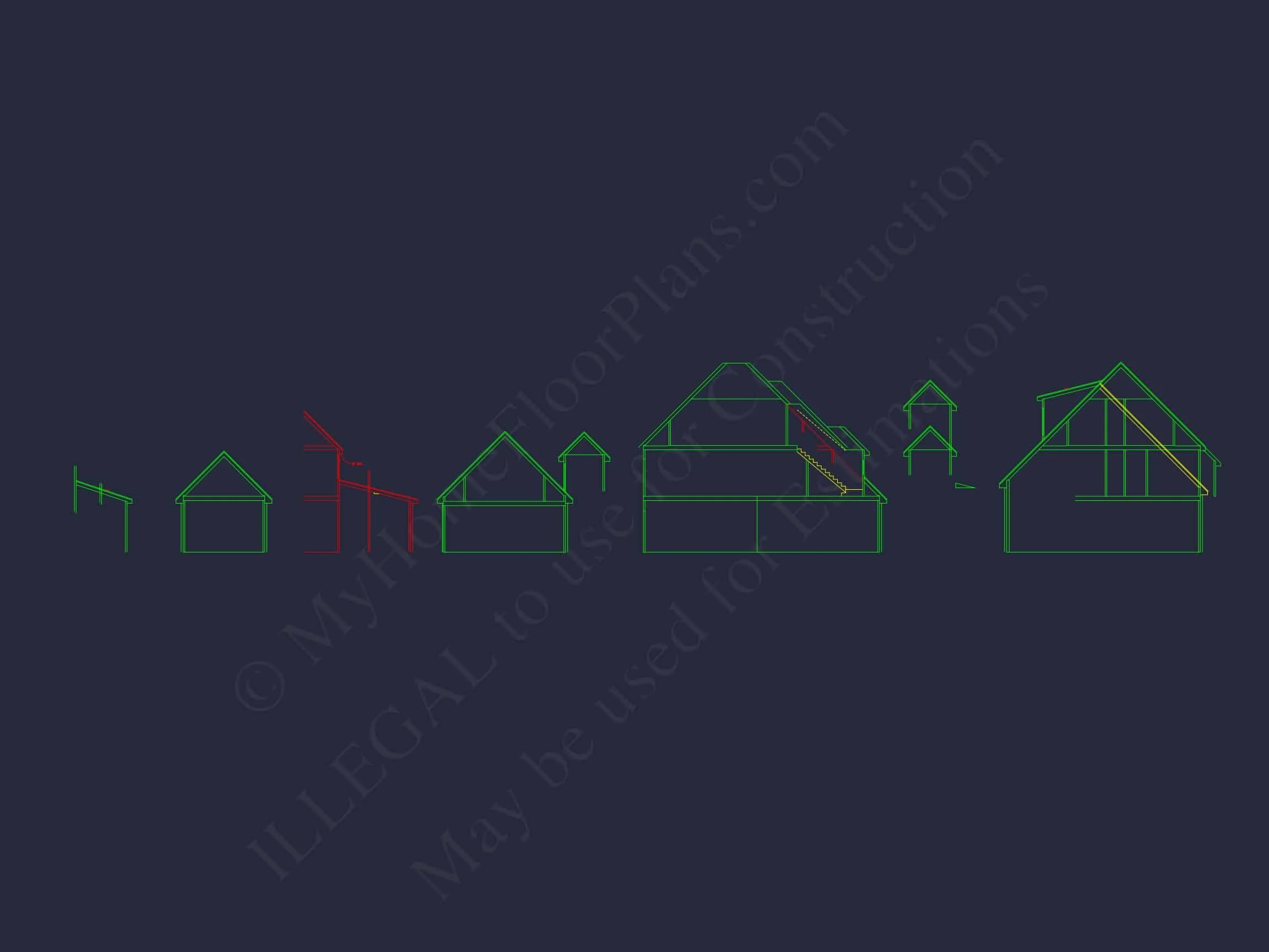 9-1829 HOUSE PLAN - Traditional 5-Bedroom House Plan with 3-Car Garage | Blueprints & CAD Files 42 Traditional 5-Bedroom House Plan with 3-Car Garage | Blueprints & CAD Files