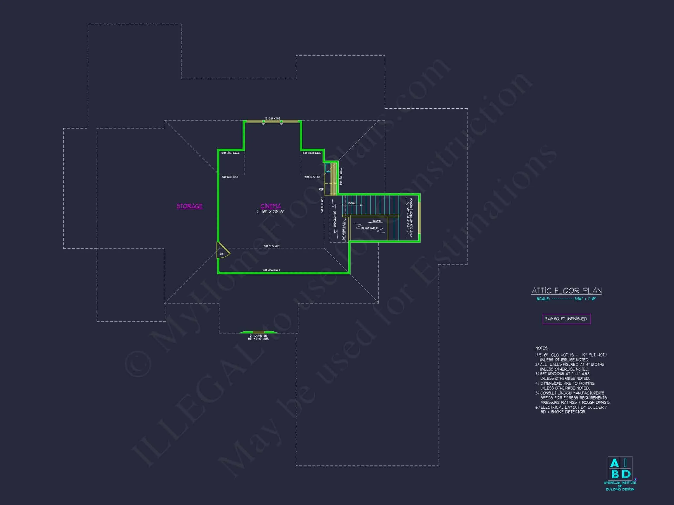 9-1829 HOUSE PLAN - Traditional 5-Bedroom House Plan with 3-Car Garage | Blueprints & CAD Files 35 Traditional 5-Bedroom House Plan with 3-Car Garage | Blueprints & CAD Files