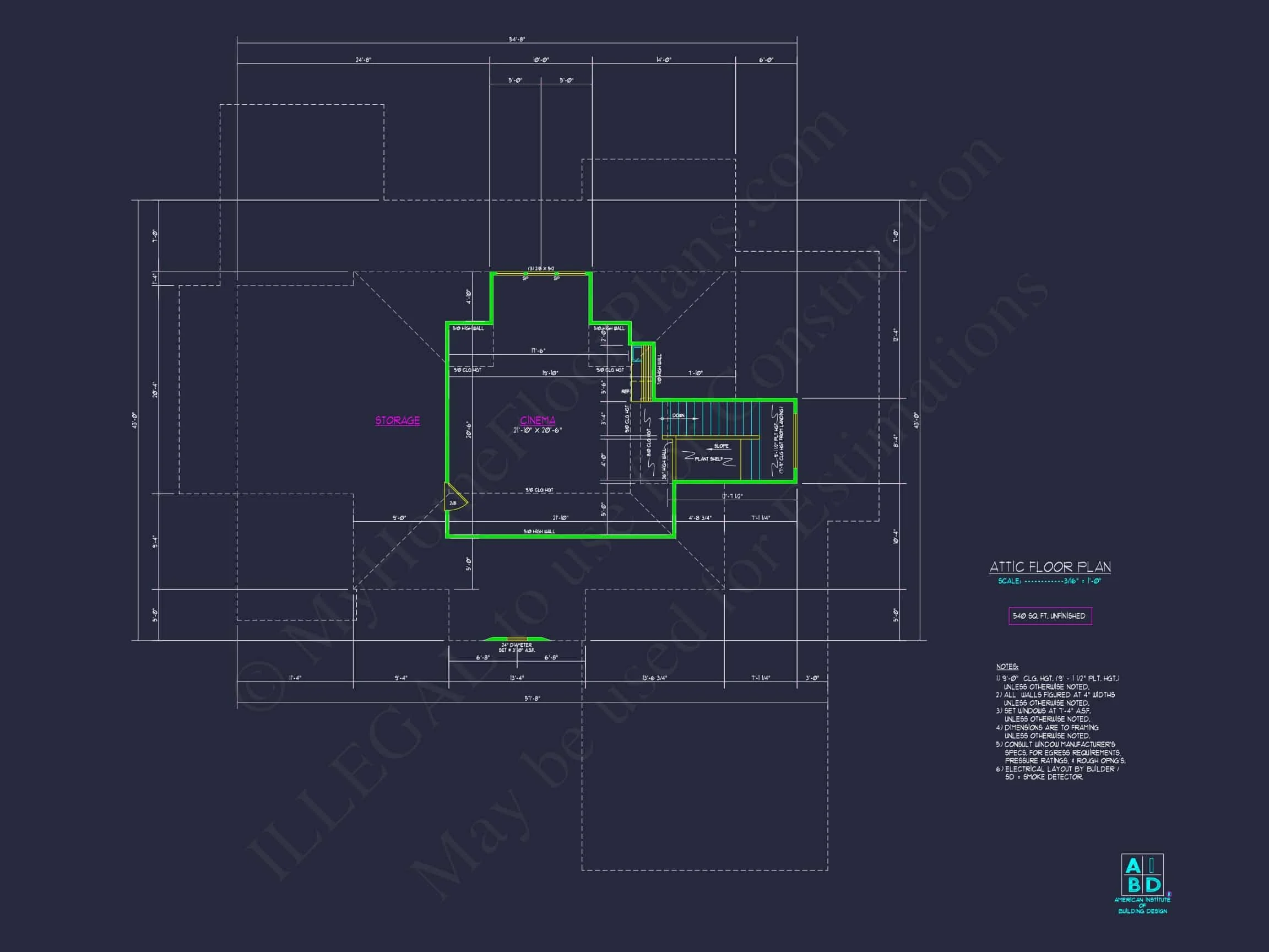 9-1829 HOUSE PLAN - Traditional 5-Bedroom House Plan with 3-Car Garage | Blueprints & CAD Files 34 Traditional 5-Bedroom House Plan with 3-Car Garage | Blueprints & CAD Files
