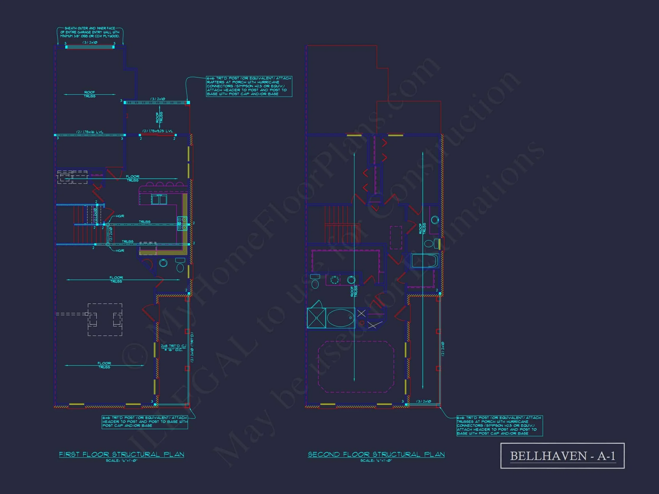 8-1395 BLDG 3 TOWNHOUSE PLAN - Colonial Revival Townhouse: CAD Floor Plan & Rear Entry Garage 3 Colonial Revival Townhome CAD Floor Plan & Rear Entry Garage
