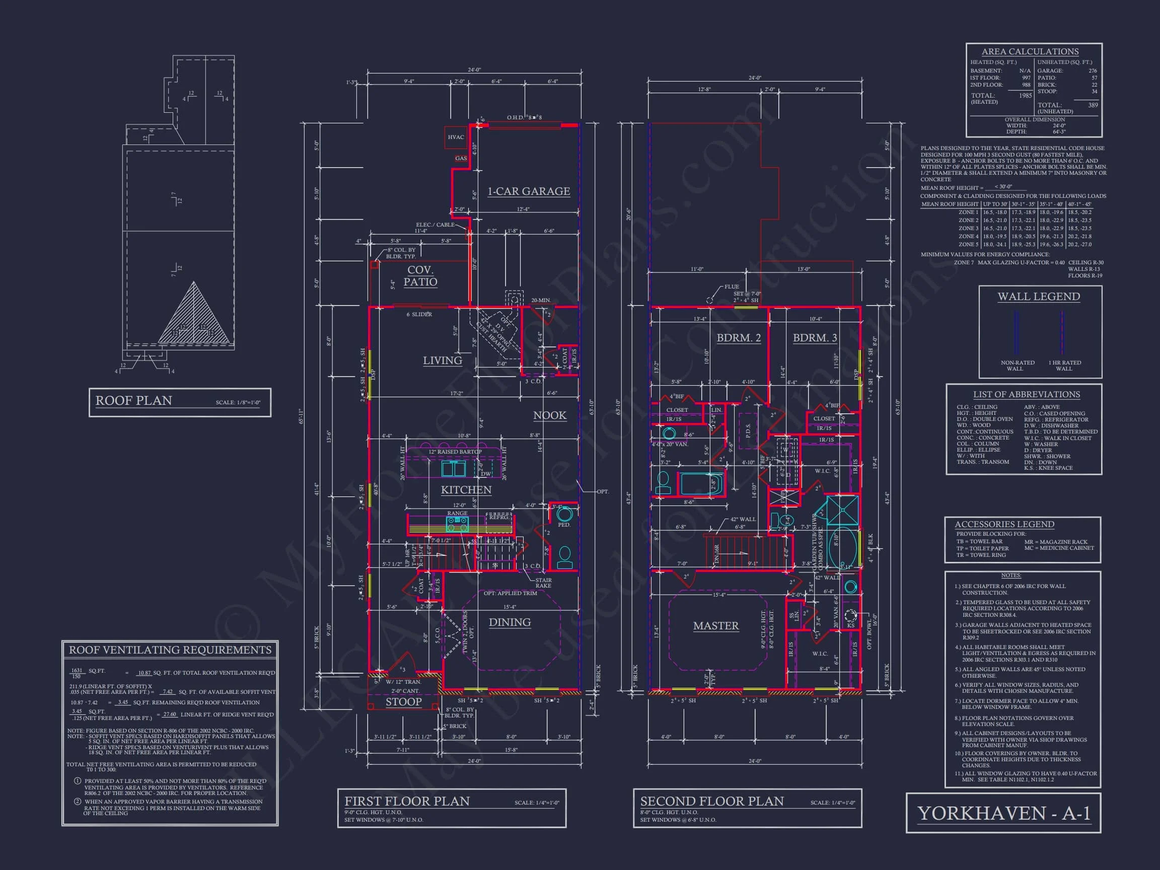 8-1395 BLDG 3 TOWNHOUSE PLAN - Colonial Revival Townhouse: CAD Floor Plan & Rear Entry Garage 10 Colonial Revival Townhome CAD Floor Plan & Rear Entry Garage