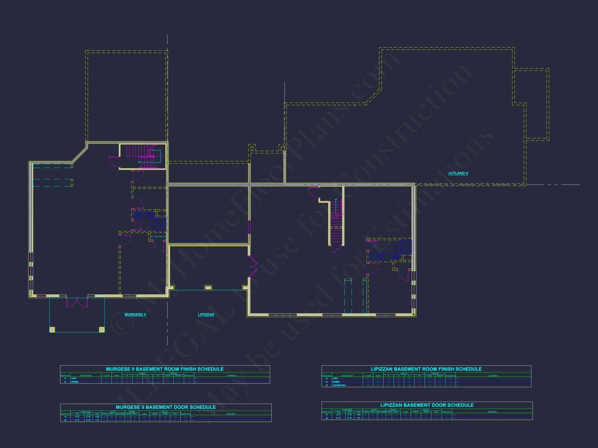 Luxury Triplex House Plan with Modern CAD Designs & Spacious Layout
