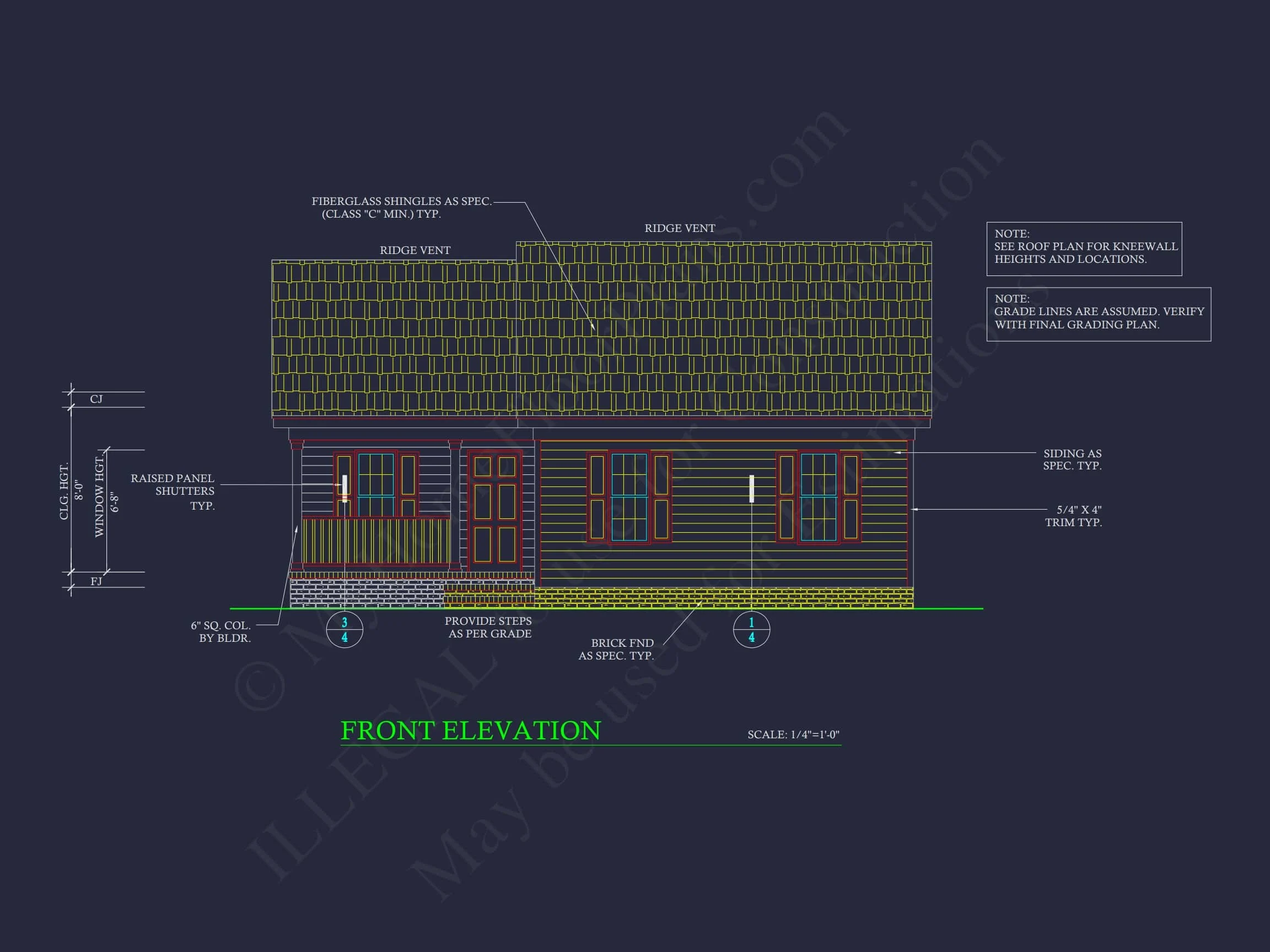 11-1917 HOUSE PLAN - Charming 3-Bedroom House Plan with CAD Blueprints and Designs 2 11-1917 HOME PLAN