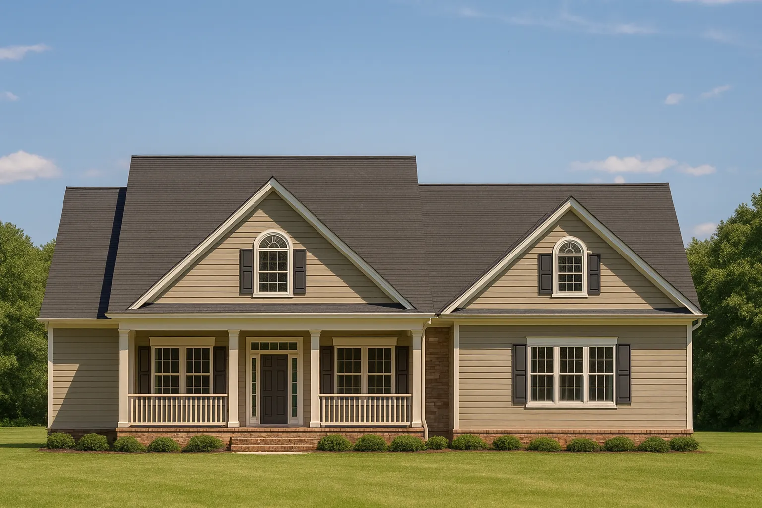 Beautiful Home Blueprint Design with Open Floor Plan and CAD Files