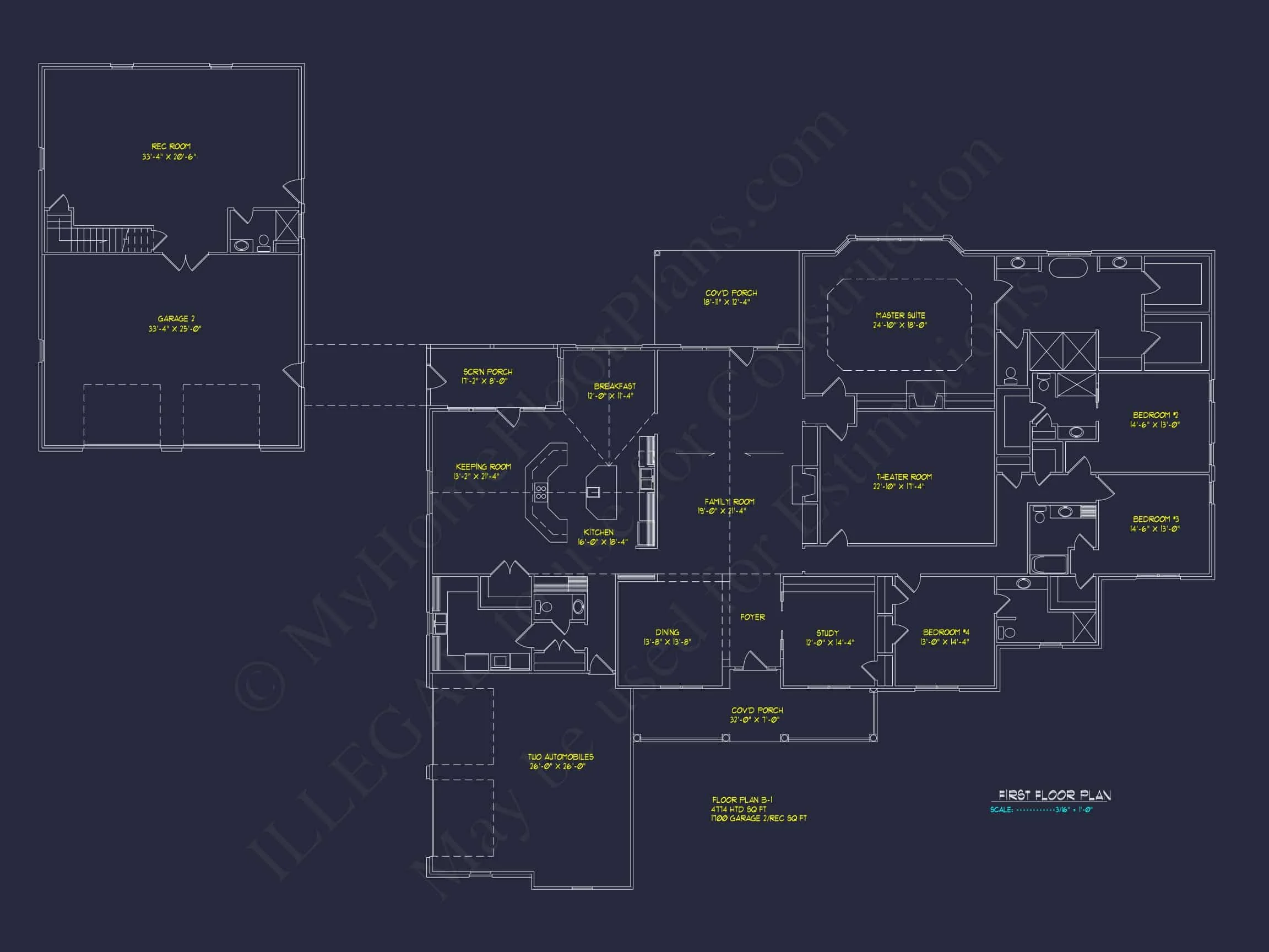 16-1492 HOUSE PLAN - Luxury House Plan with Spacious Floor Plan, CAD Designs & Blueprint 10 Luxury House Plan with Spacious Floor Plan, CAD Designs & Blueprint