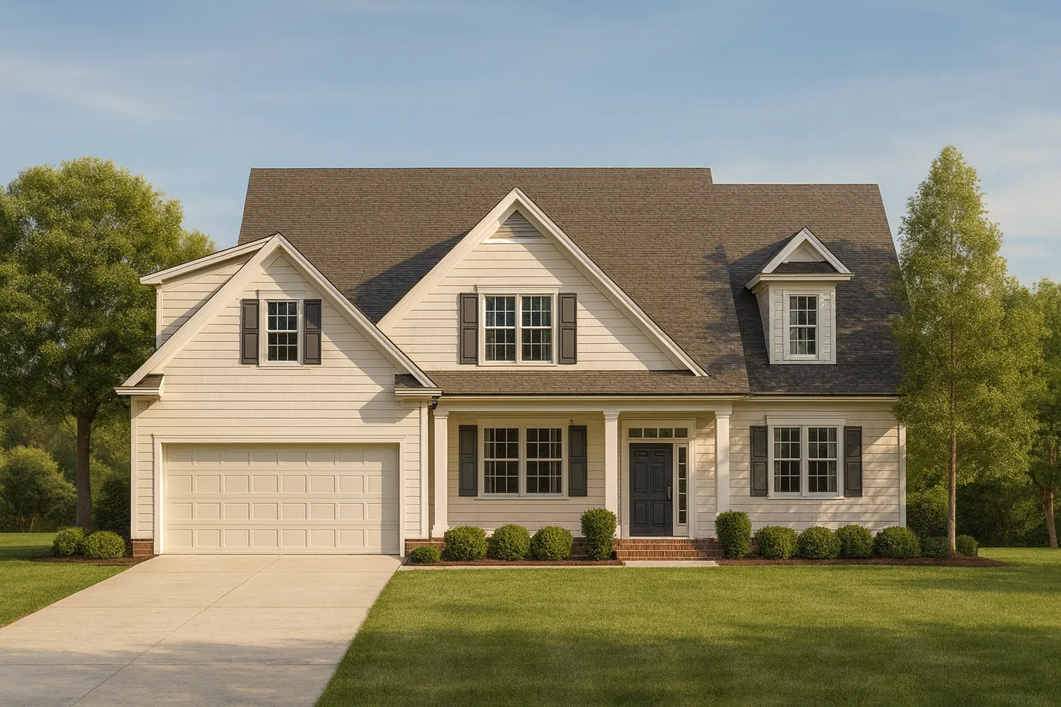 Modern Craftsman Home Design with Luxury 2-Story Floor Plan