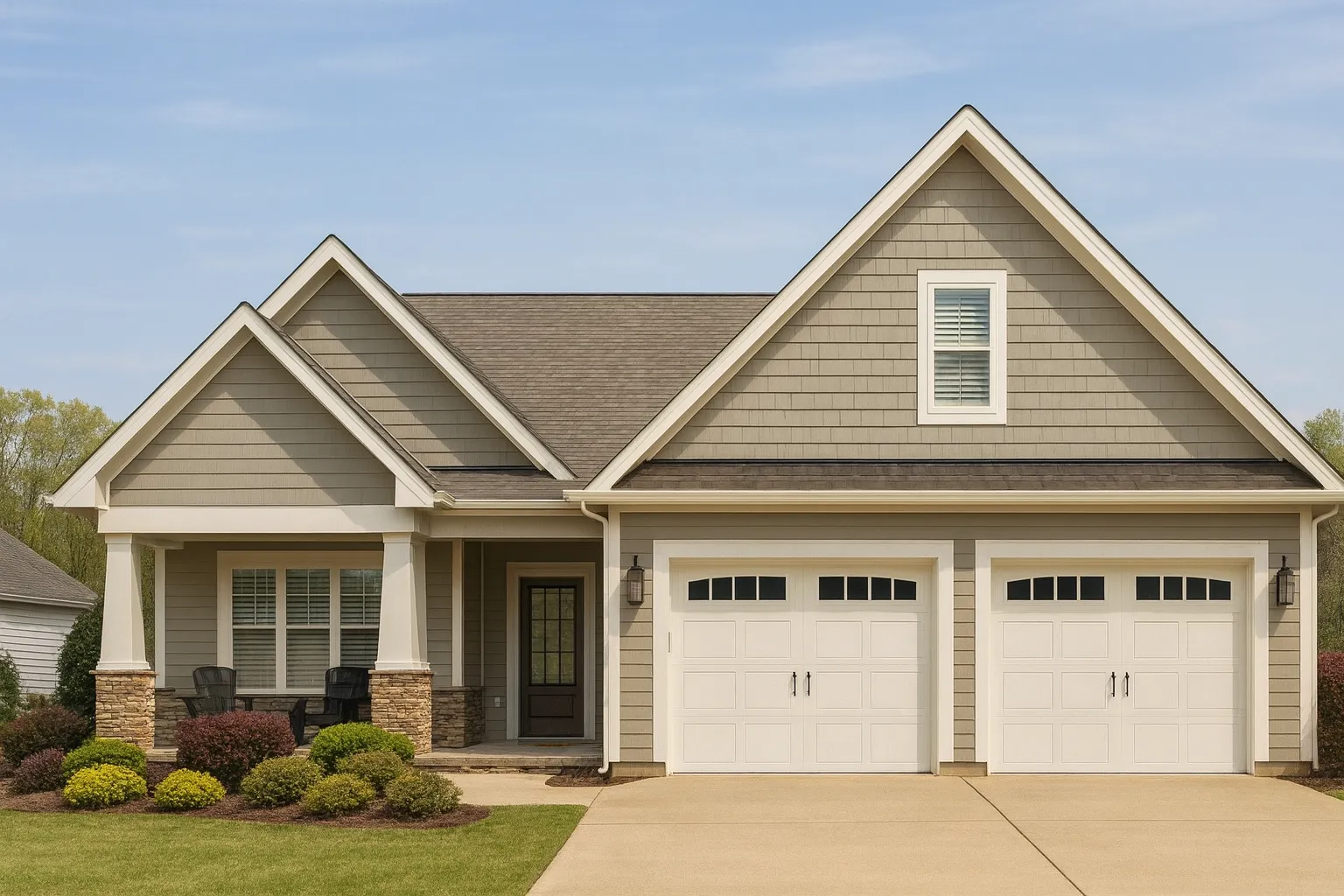 Craftsman Home Plan with Open Floor Plan and CAD Designs