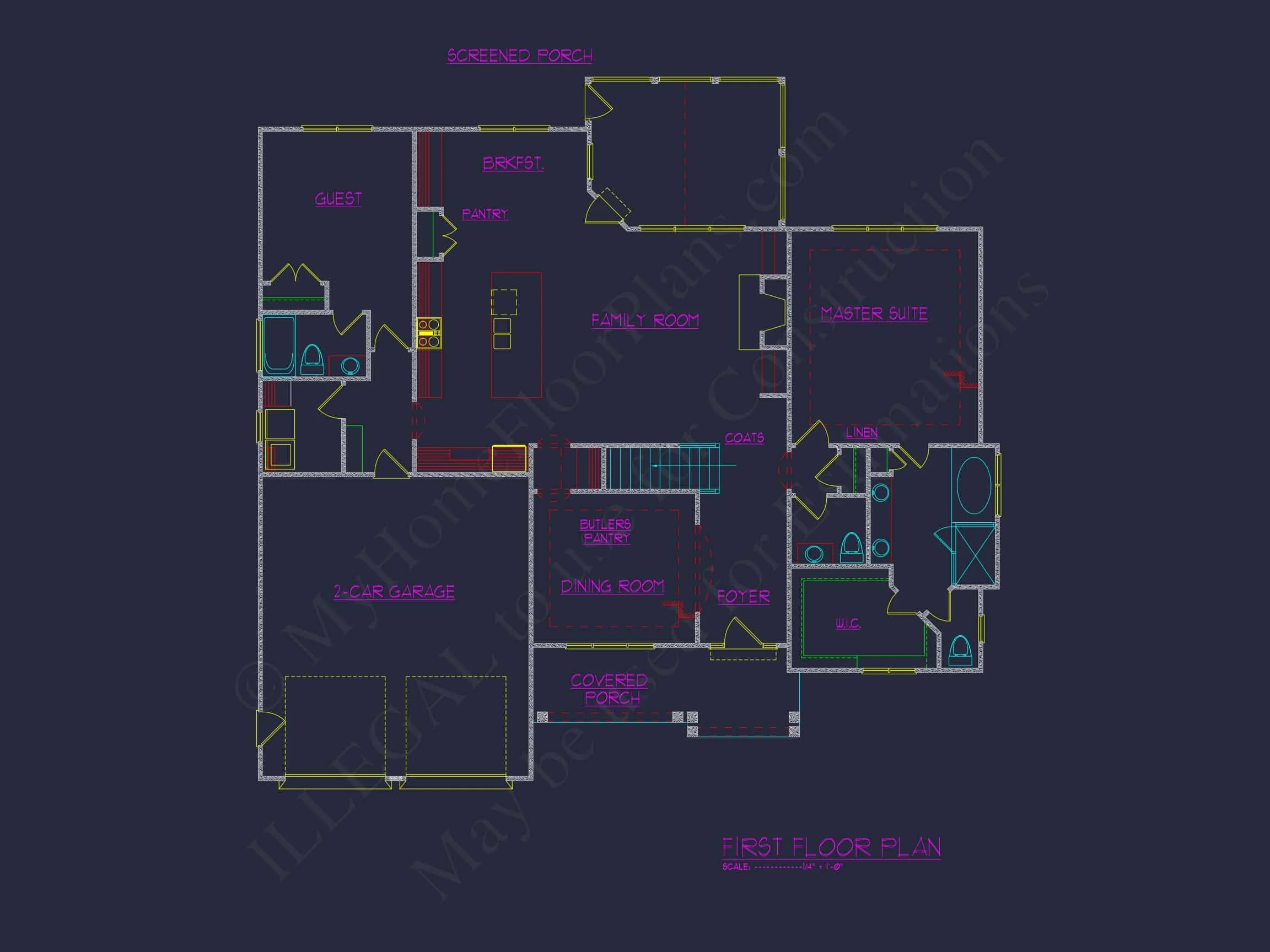 13-1214 HOUSE PLAN - Spacious House Plan with Elegant Architectural Designs 35 Spacious 2-Story House Plan with Elegant Craftsman Architecture