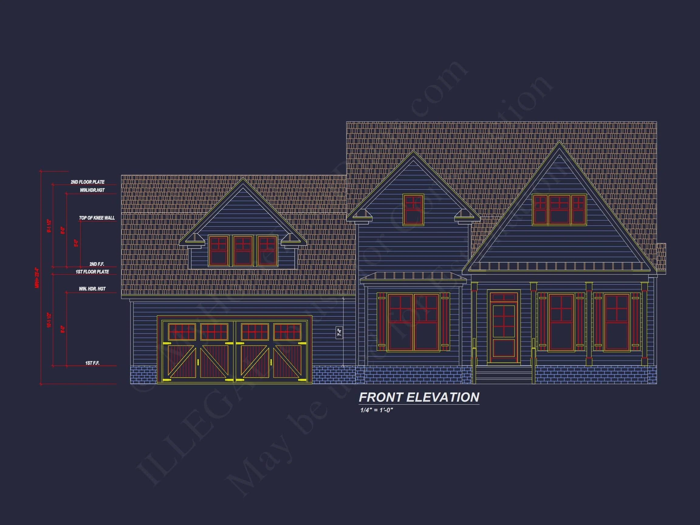 19-1628 HOUSE PLAN - Traditional Craftsman House Plan with Detailed Blueprints 18 Traditional Craftsman Home Plan with 4 Bedrooms & Timeless Charm
