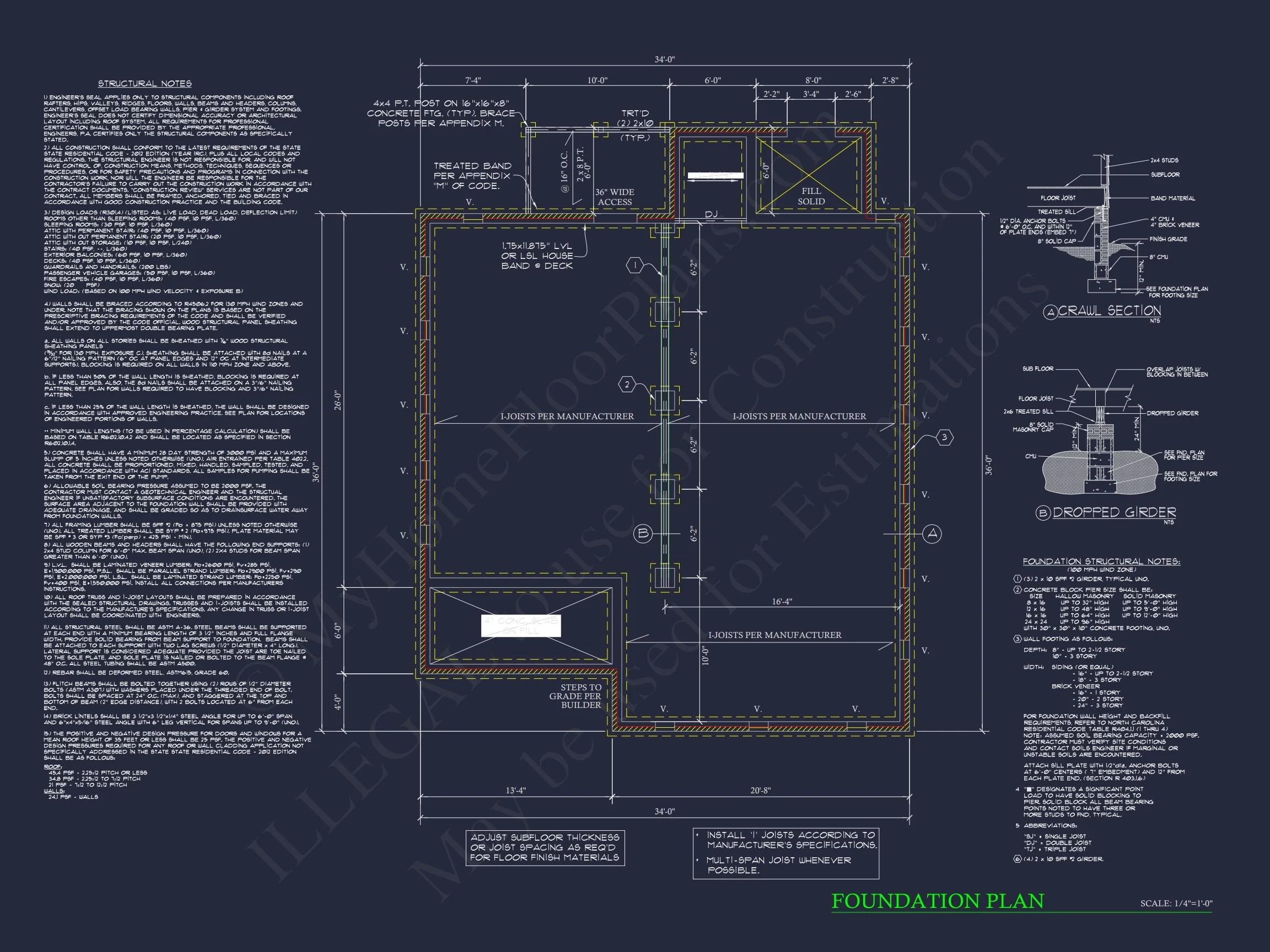 12-2923 HOUSE PLAN - Compact House Blueprint: Floor Plan, CAD Designs, and Details 5 Compact 3-Bedroom House Plan with Open Floor Layout & Cozy Porch