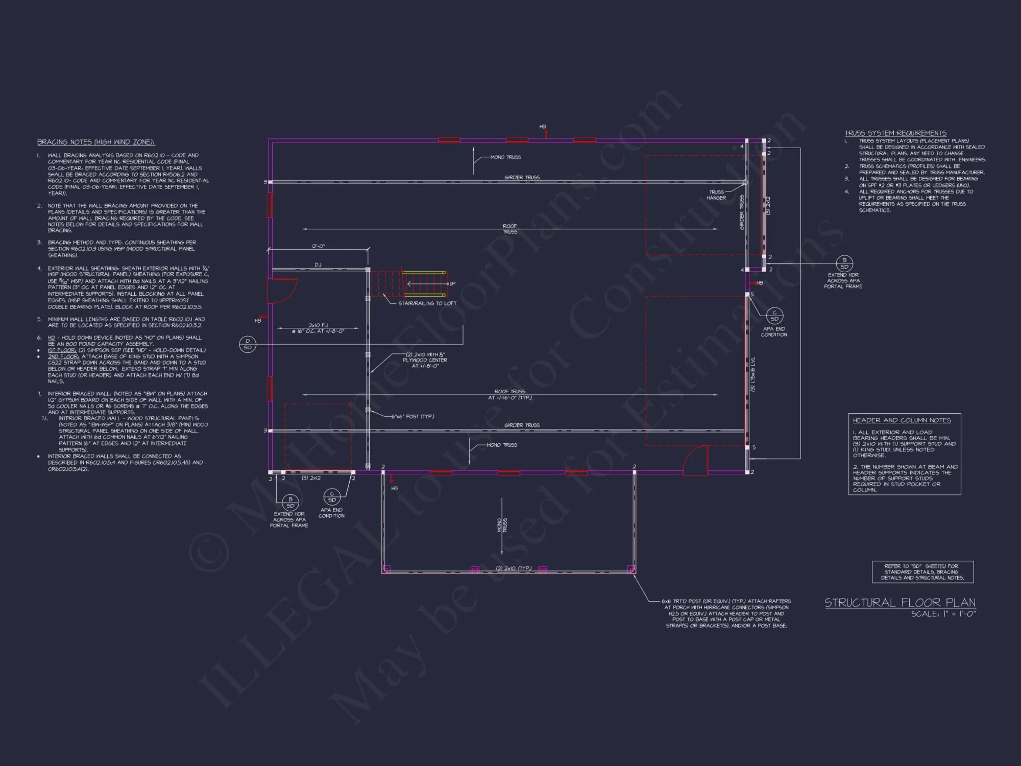 RV Garage Plan with Loft – Spacious Multi-Bay Garage Design