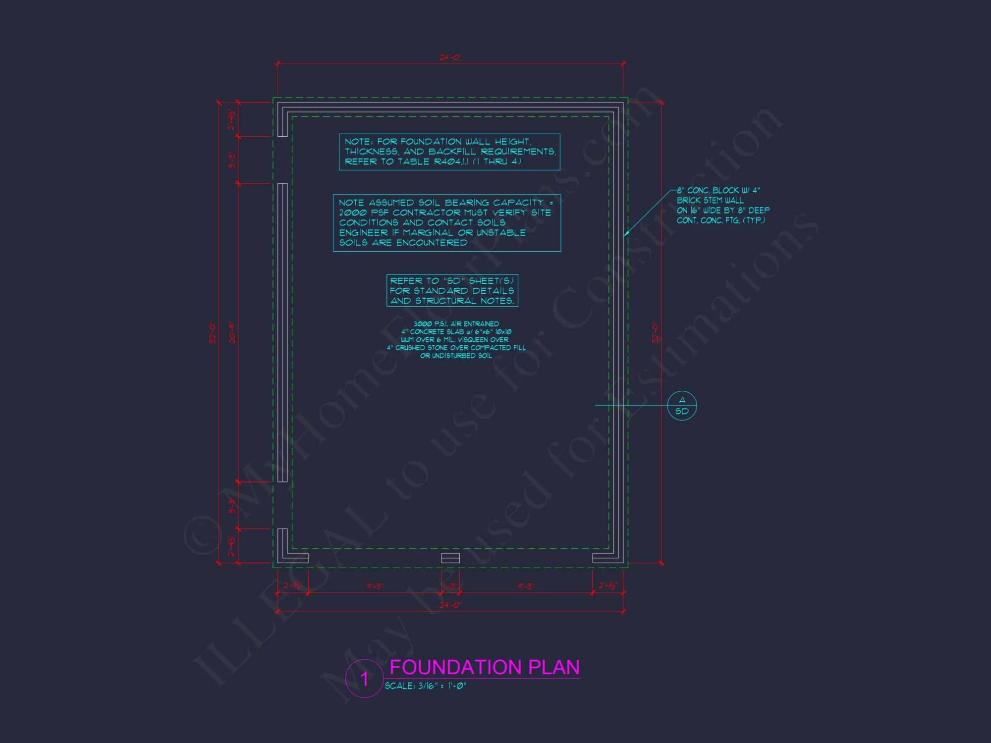 Small Garage Plan With Attic – House Floor CAD Designs