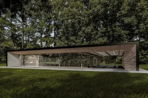 Modern Assembly Hall Floor Plan & CAD Architecture Design