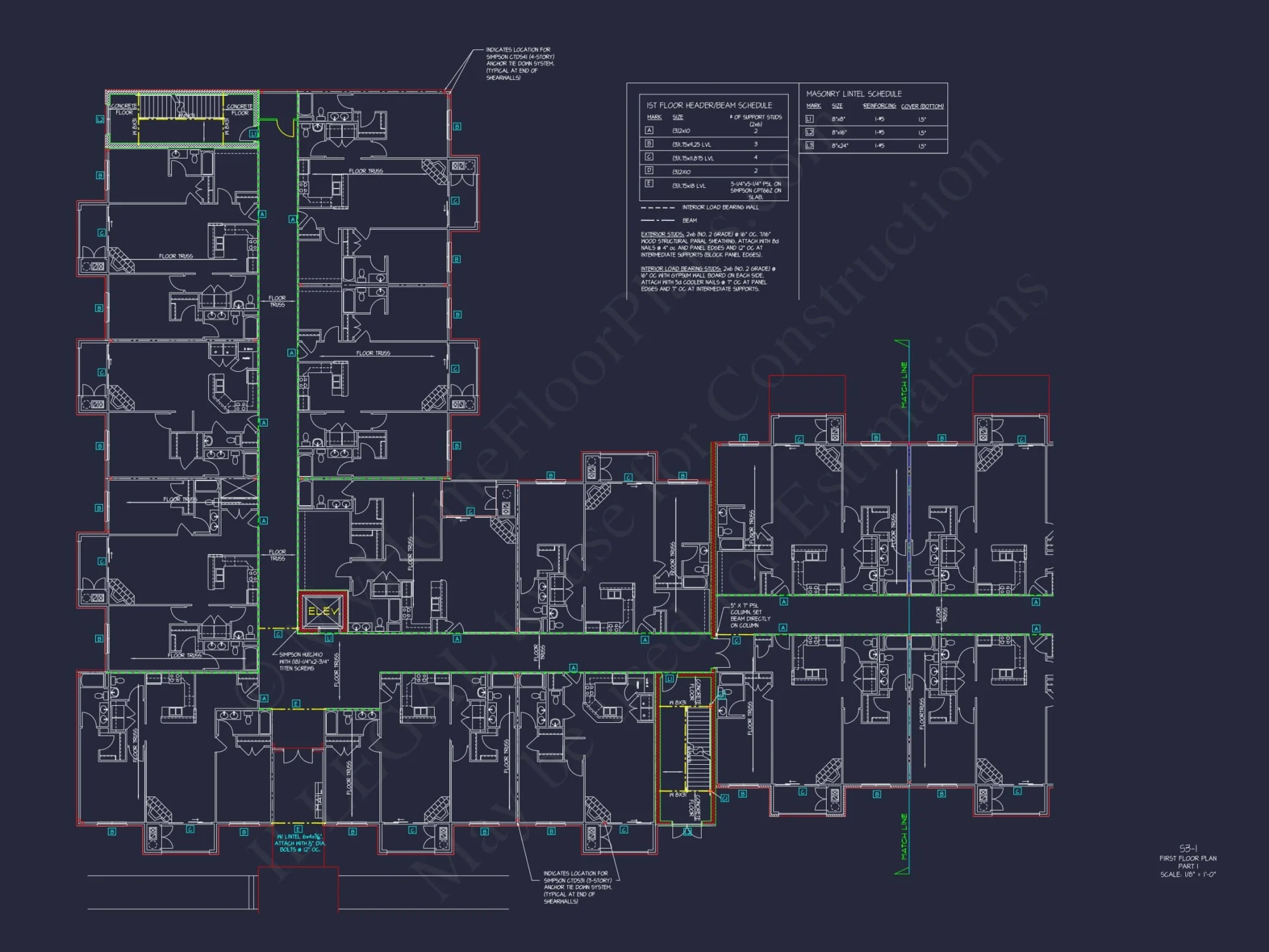 Modern Apartment Complex House Plan with 4+ Floors and Smart Urban Design