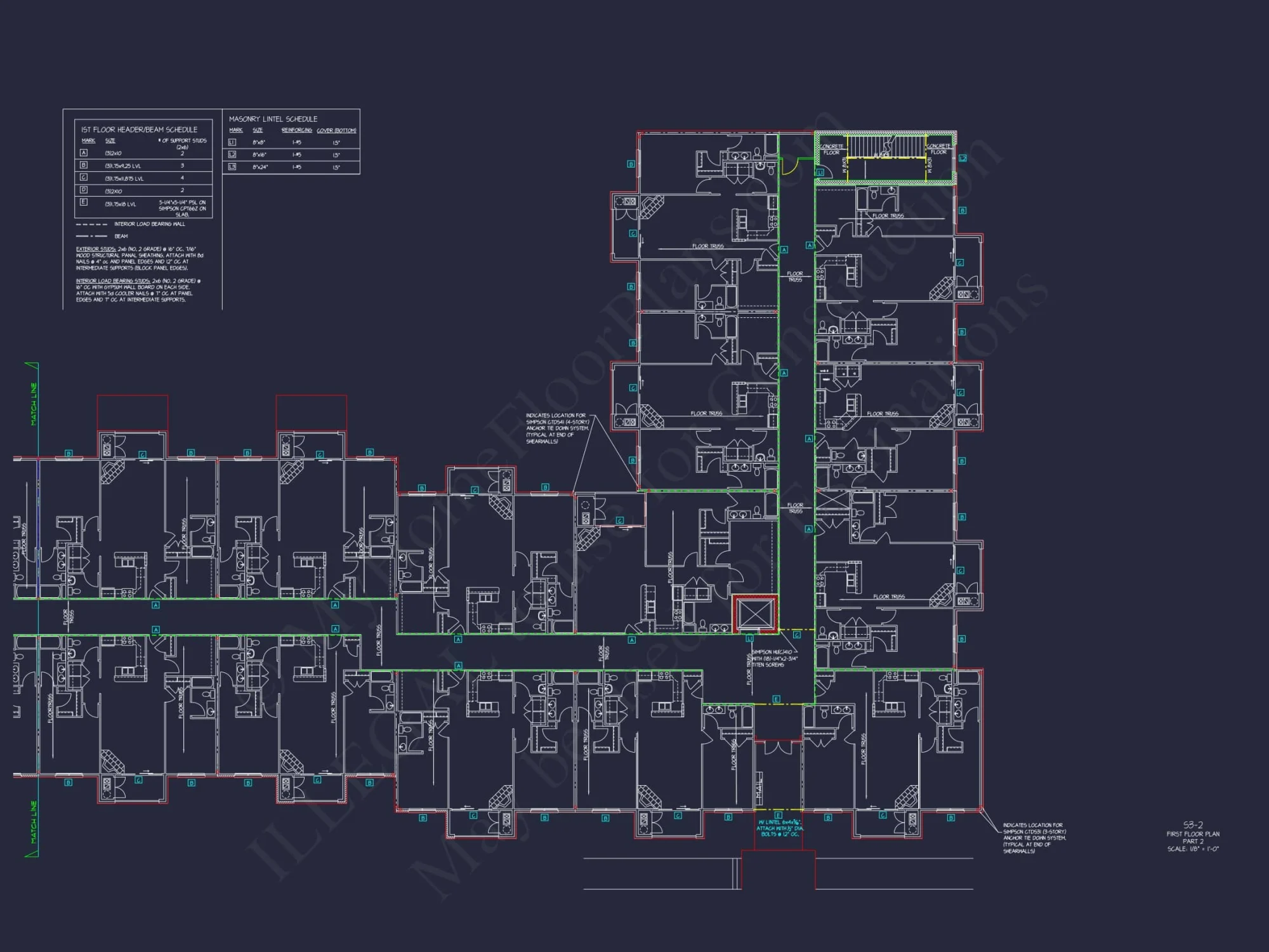Modern Apartment Complex House Plan with 4+ Floors and Smart Urban Design