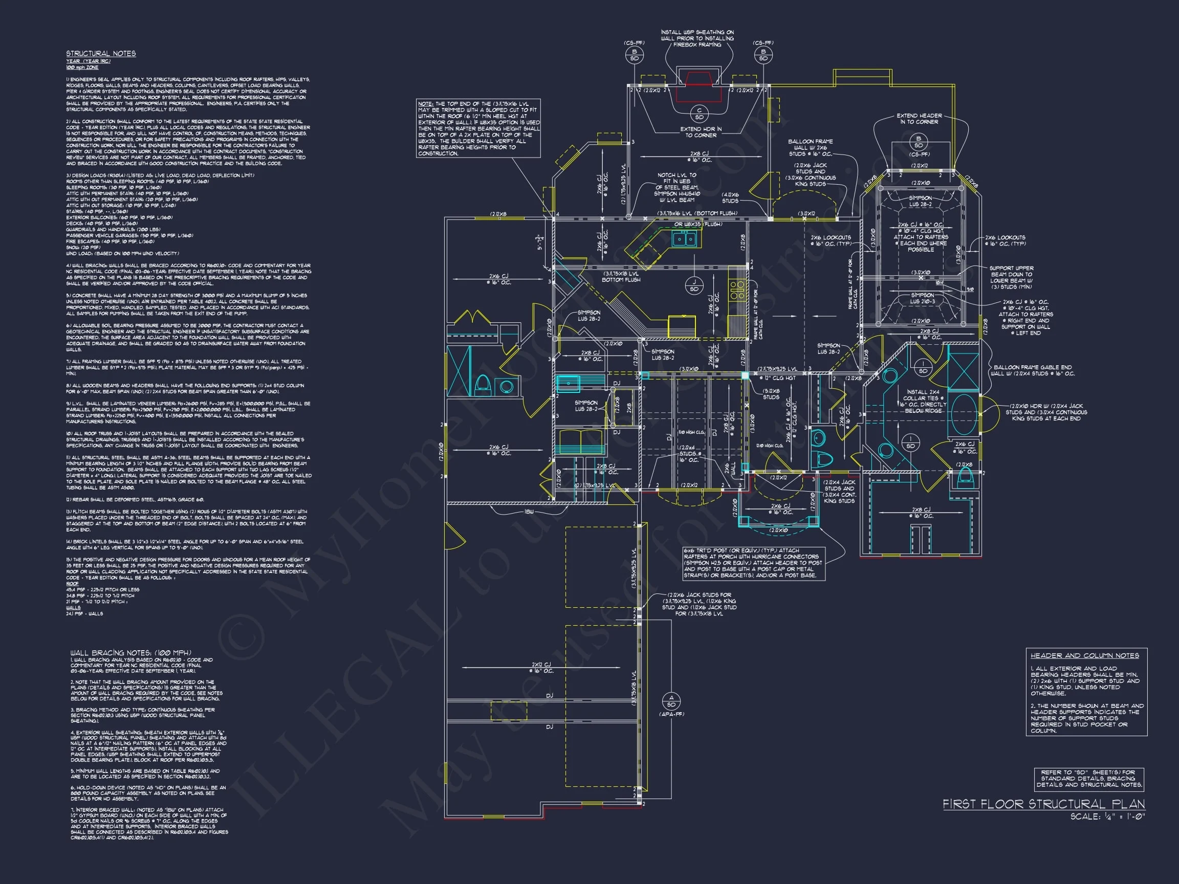 14-2129 HOUSE PLAN - Elegant House Blueprint with Floor Plan | CAD Architecture Designs 6 Elegant Home Blueprint with Floor Plan | CAD Architecture Designs