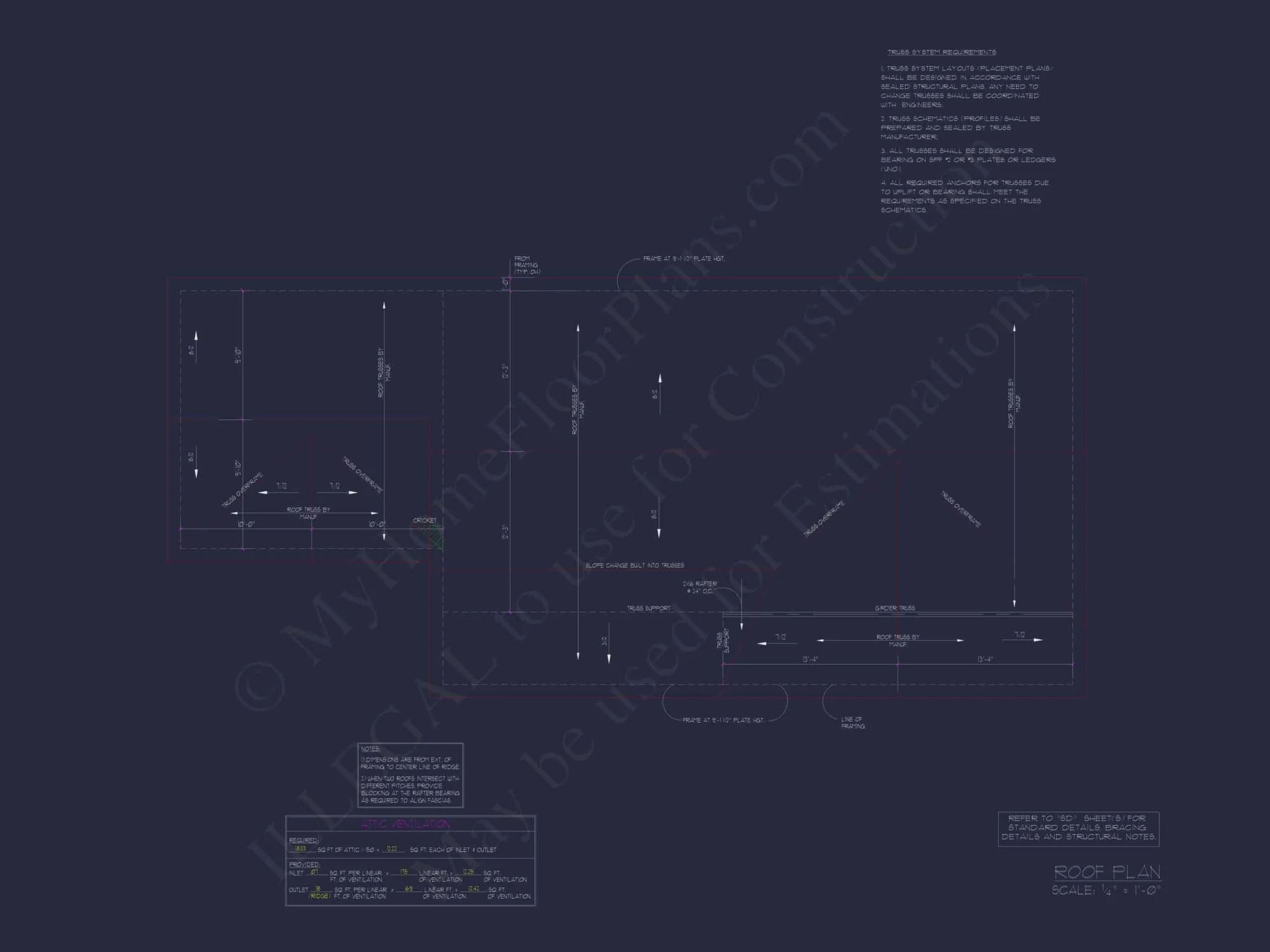Beautiful Ranch House Floor Plan with CAD Designs & Blueprint