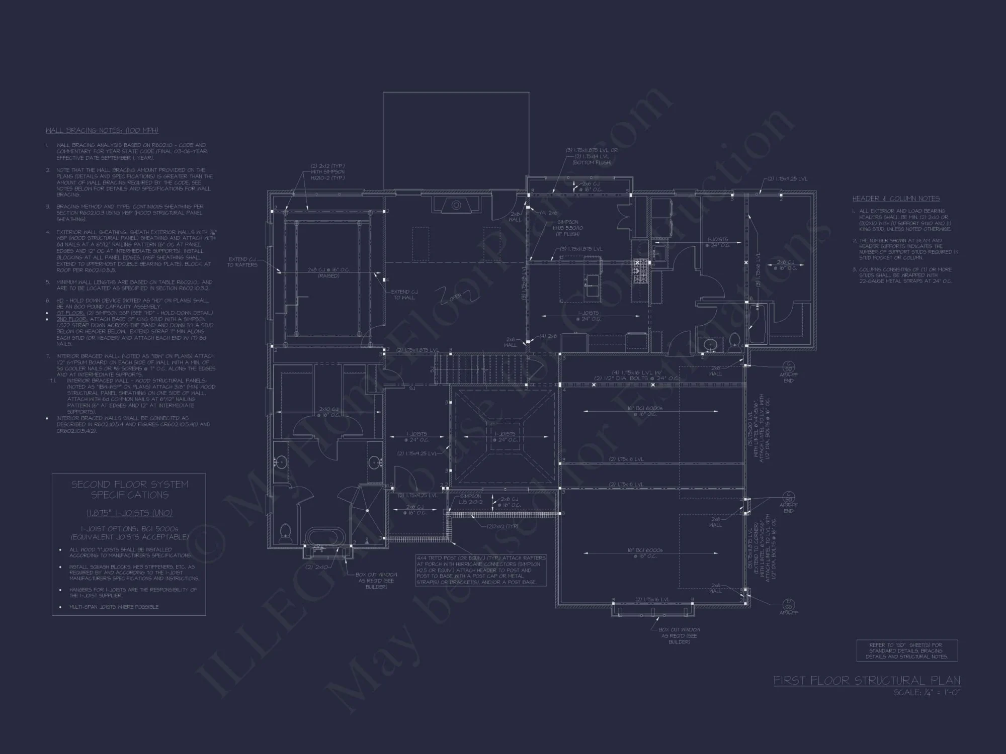 Elegant Home Plan with 2 Floors,4 Bedrooms & CAD Designs