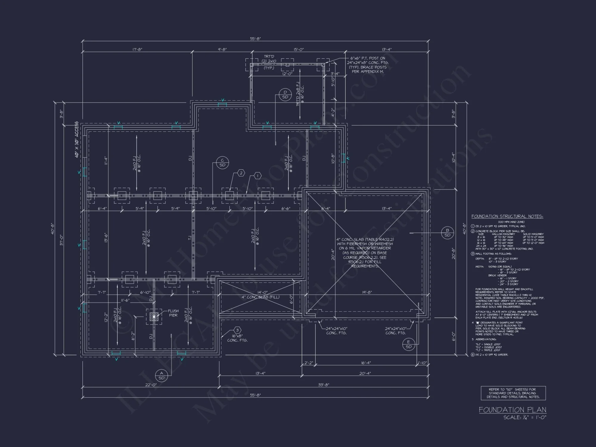 Craftsman Ranch House Plan with Open Floor Layout & CAD Designs