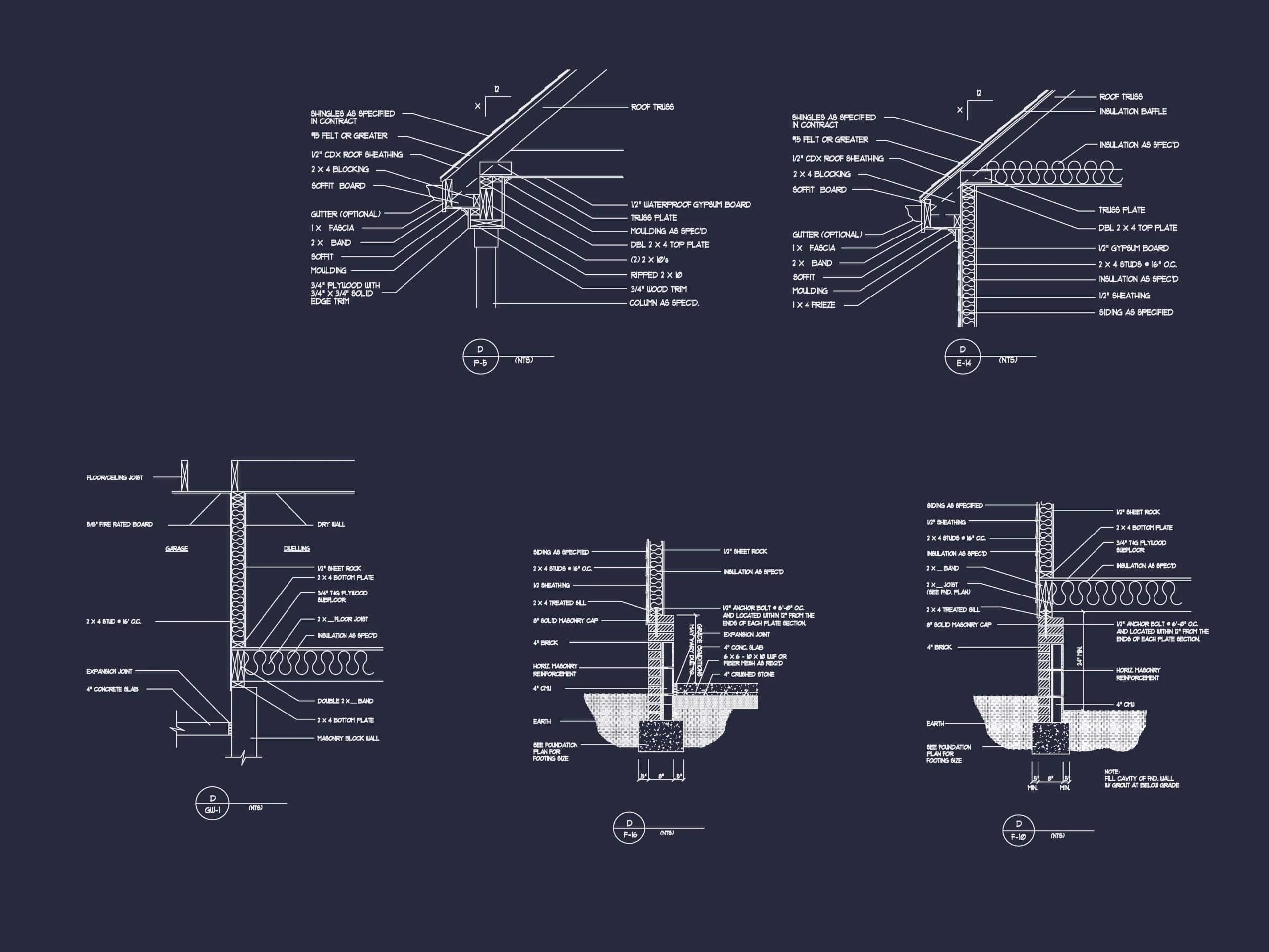 19-1460 HOUSE PLAN - Charming House Plan with CAD Blueprint and Modern Designs 11 Charming 1-Story House Plan with Craftsman Design & CAD Blueprints