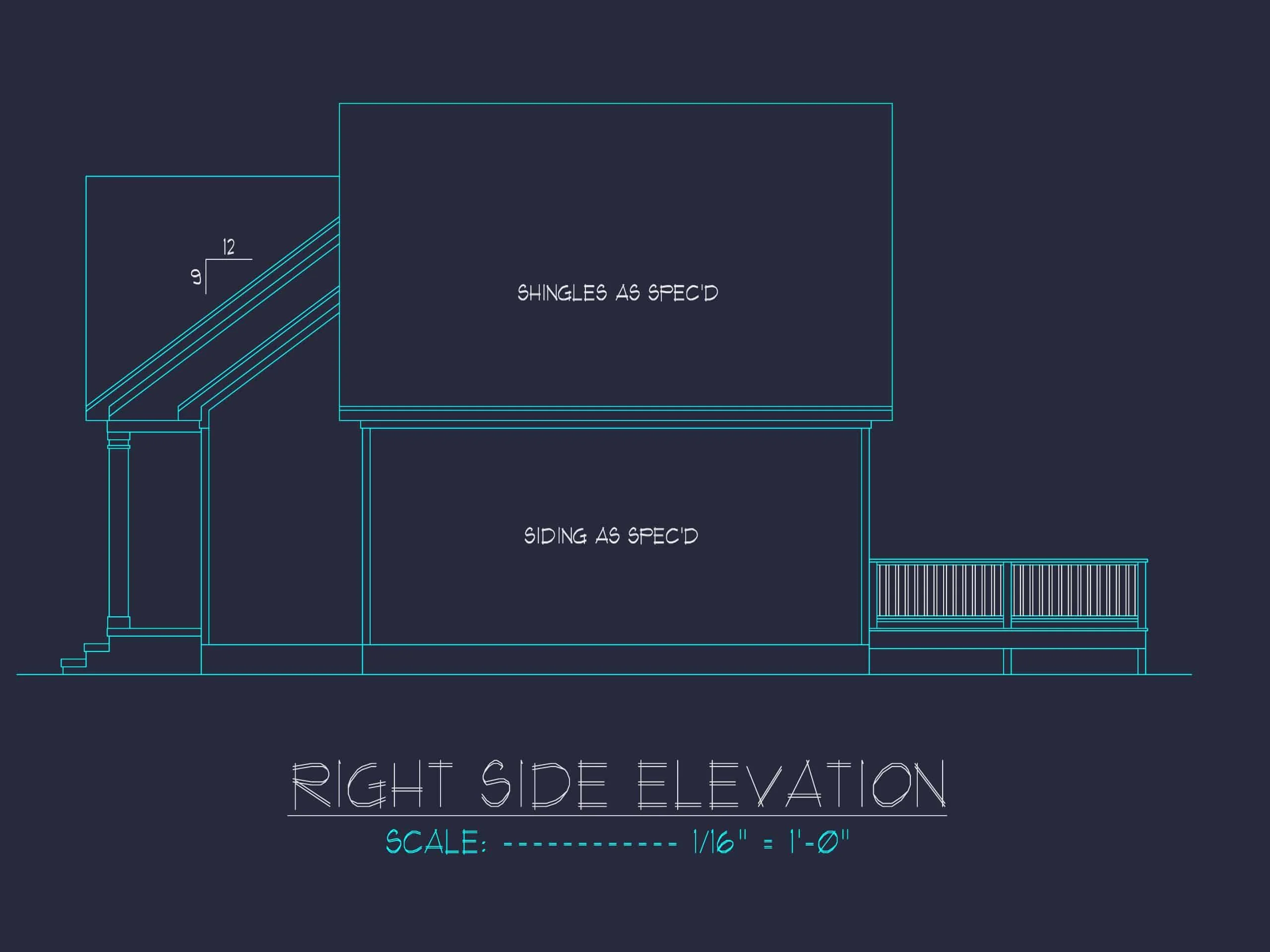 19-1460 HOUSE PLAN - Charming House Plan with CAD Blueprint and Modern Designs 4 Charming 1-Story House Plan with Craftsman Design & CAD Blueprints