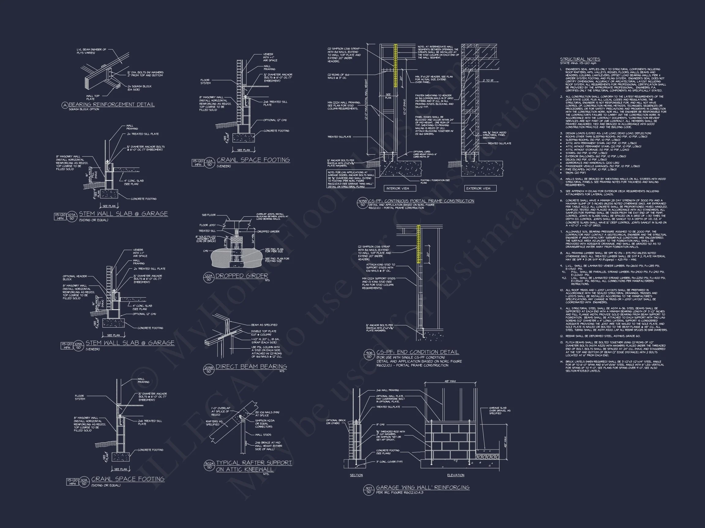 19-1460 HOUSE PLAN - Charming House Plan with CAD Blueprint and Modern Designs 14 Charming 1-Story House Plan with Craftsman Design & CAD Blueprints