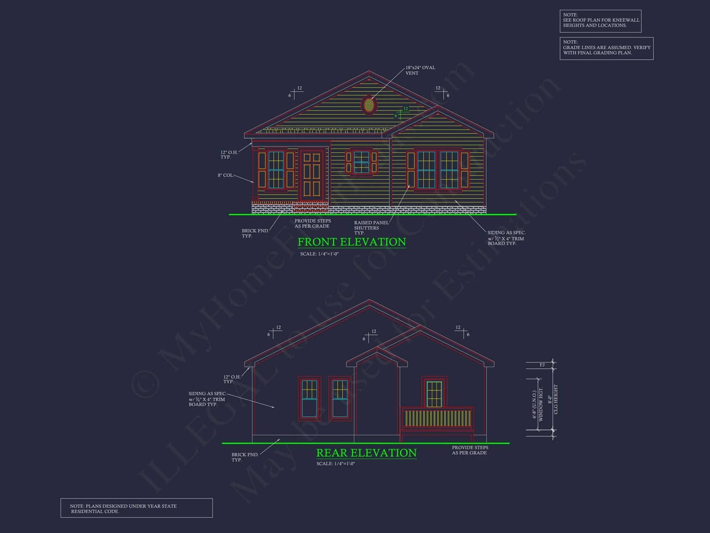 14-1901 HOUSE PLAN - Stylish House Blueprint: Bungalow Floor Plan Design with CAD 2 Stylish Home Blueprint: Bungalow Floor Plan Design with CAD