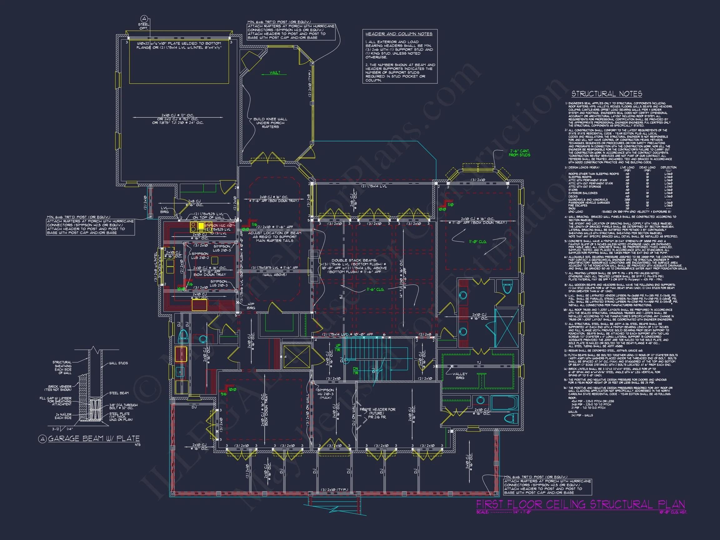 11-1969 HOUSE PLAN - Elegant House Plan - Luxury Floor Plan & CAD Design Blueprint 9 Elegant house Plan - Luxury Floor Plan & CAD Design Blueprint