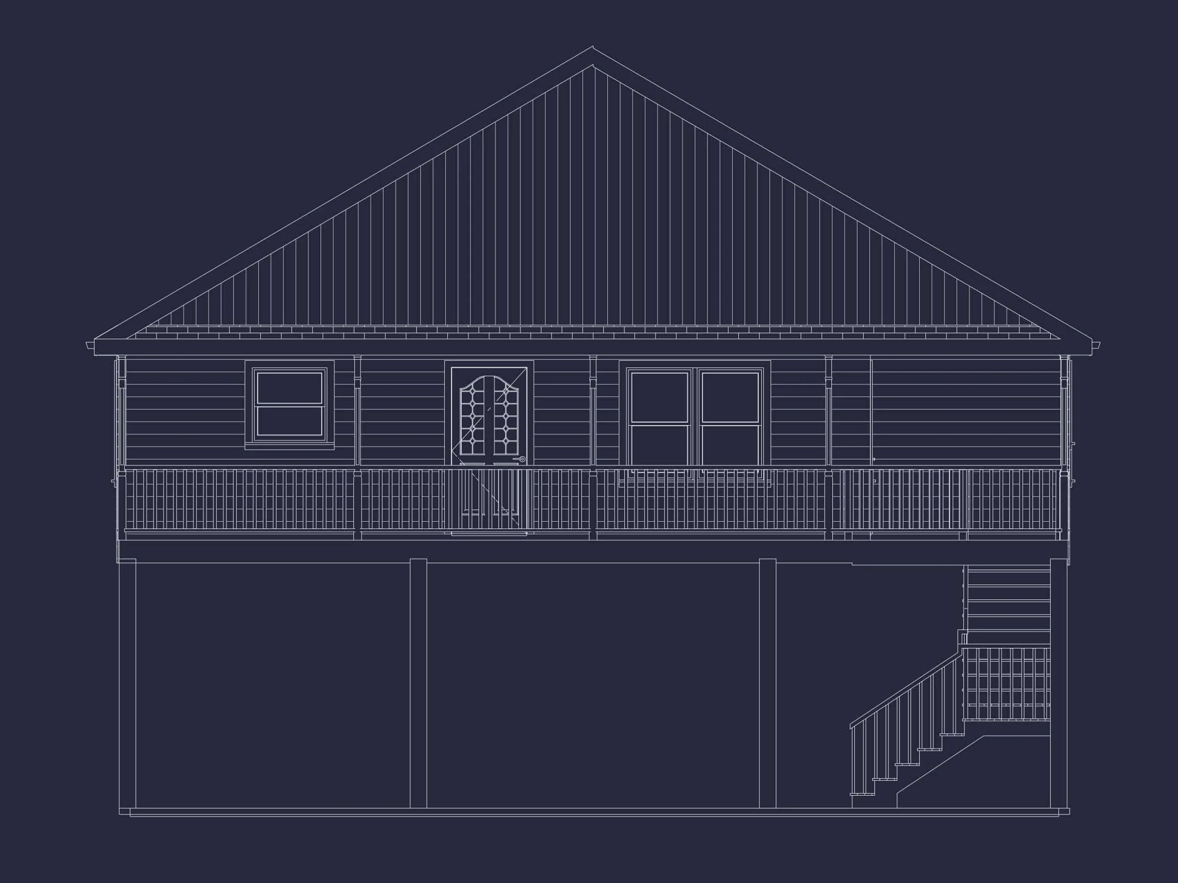 9-1849 HOUSE PLAN - Coastal House Plan with 3 Bedrooms, 2 Baths & CAD Designs 31 Coastal Home Plan with 3 Bedrooms, 2 Baths & CAD Designs