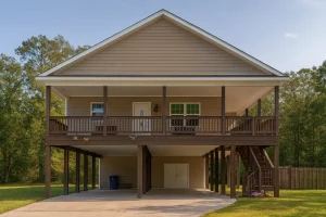 Coastal Home Plan with 3 Bedrooms, 2 Baths & CAD Designs