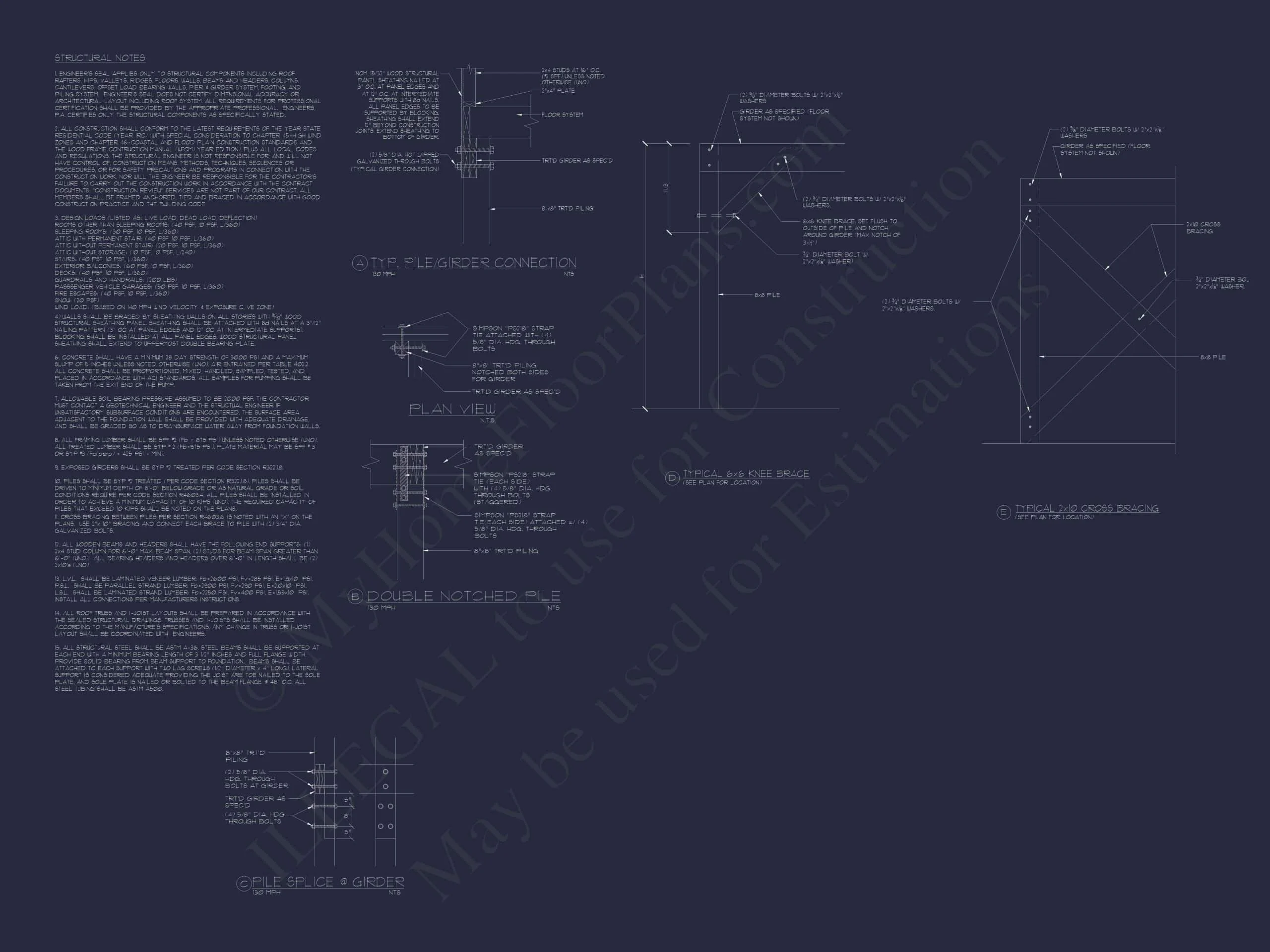 15-1024 HOUSE PLAN - Modern Beach House Plan with Spacious Floor Design 13 Modern Beach Home Plan with Spacious Floor Design