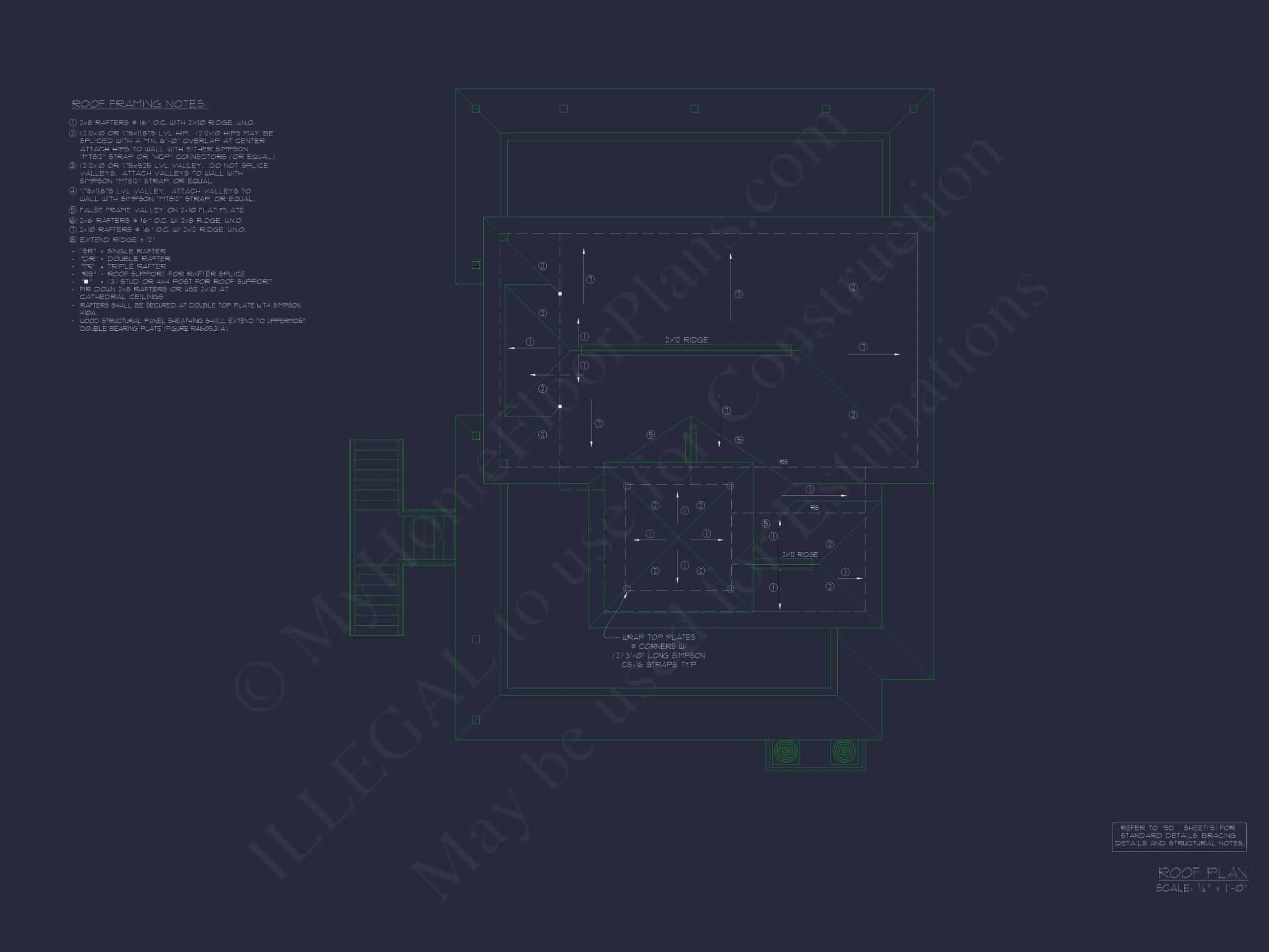 15-1024 HOUSE PLAN - Modern Beach House Plan with Spacious Floor Design 14 Modern Beach Home Plan with Spacious Floor Design