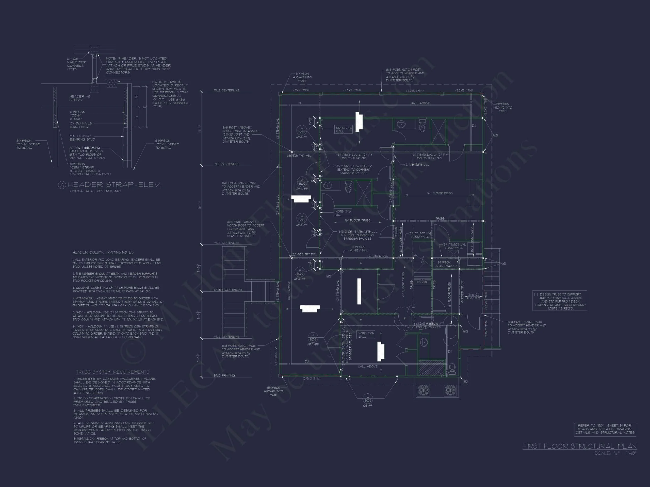 15-1024 HOUSE PLAN - Modern Beach House Plan with Spacious Floor Design 16 Modern Beach Home Plan with Spacious Floor Design