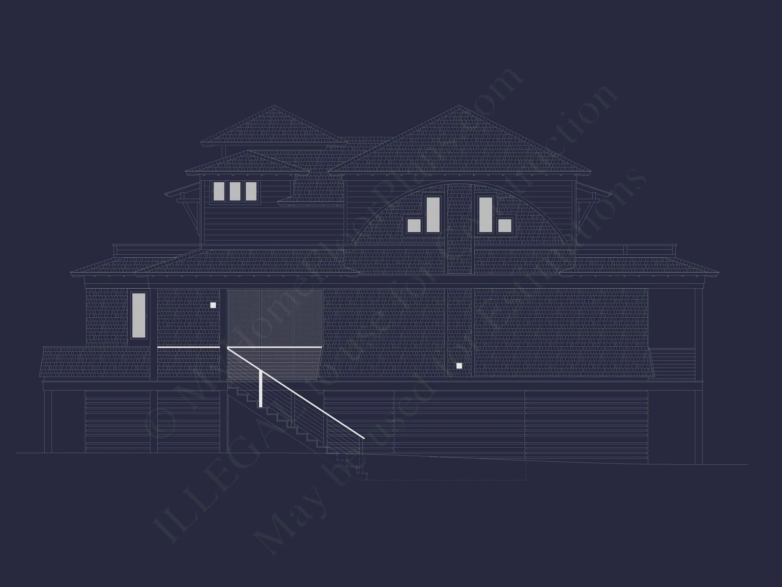 15-1024 HOUSE PLAN - Modern Beach House Plan with Spacious Floor Design 6 Modern Beach Home Plan with Spacious Floor Design