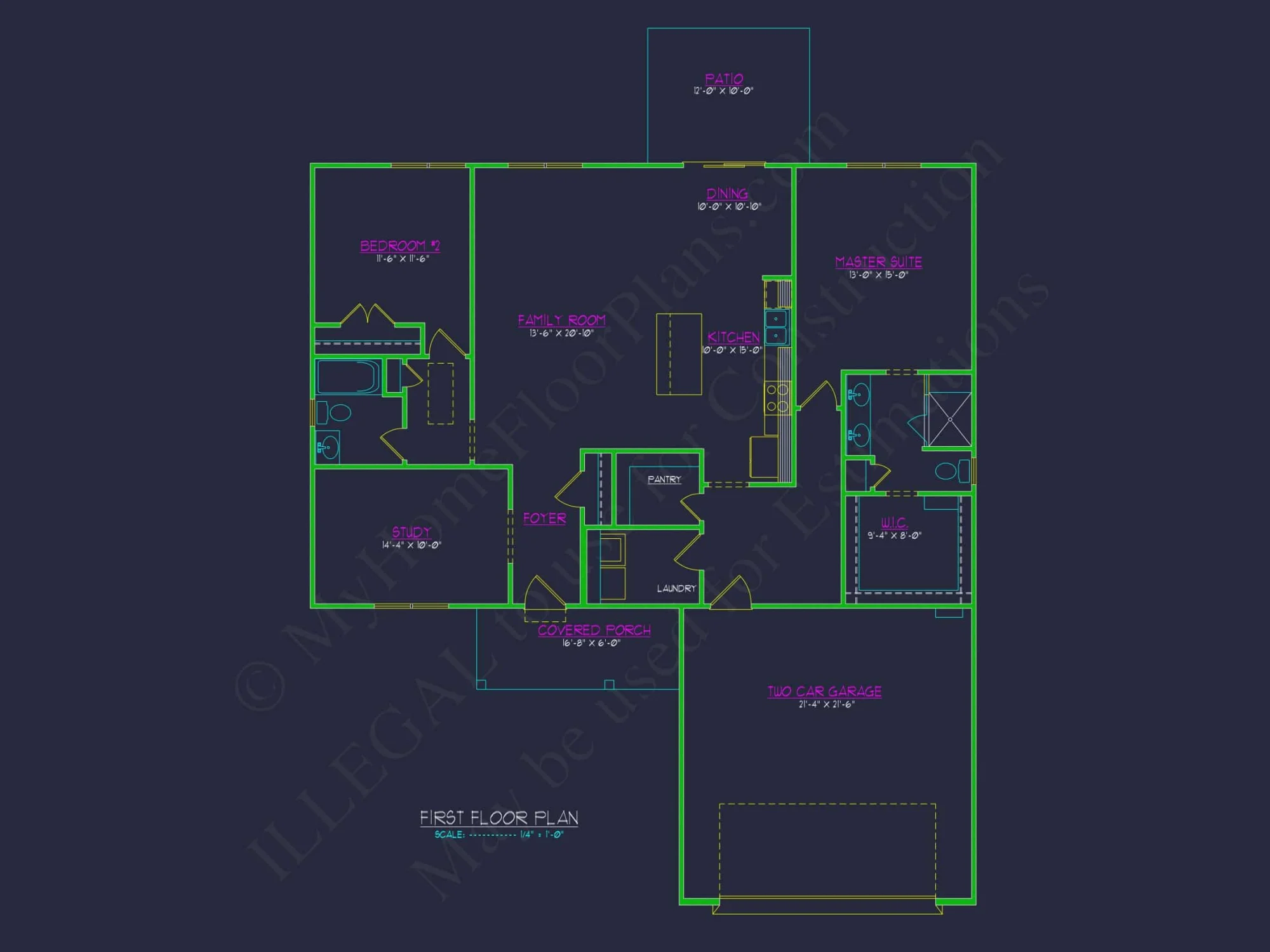 Modern Craftsman House Plan with 2 Bedrooms & Functional Layout