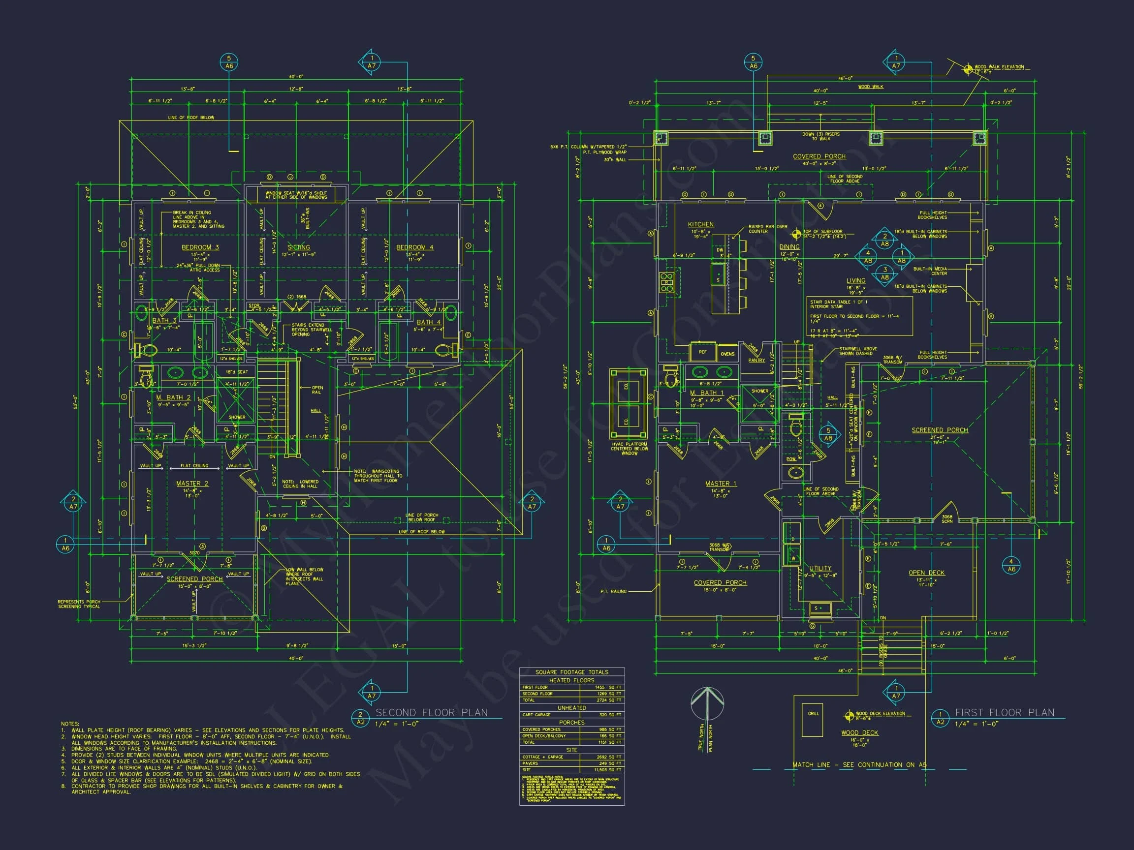 13-1216B HOUSE PLAN - Charming 2-Story House Plan: Modern CAD Architecture Designs 6 Charming 2-Story House Plan with Modern CAD Architecture & Coastal Flair