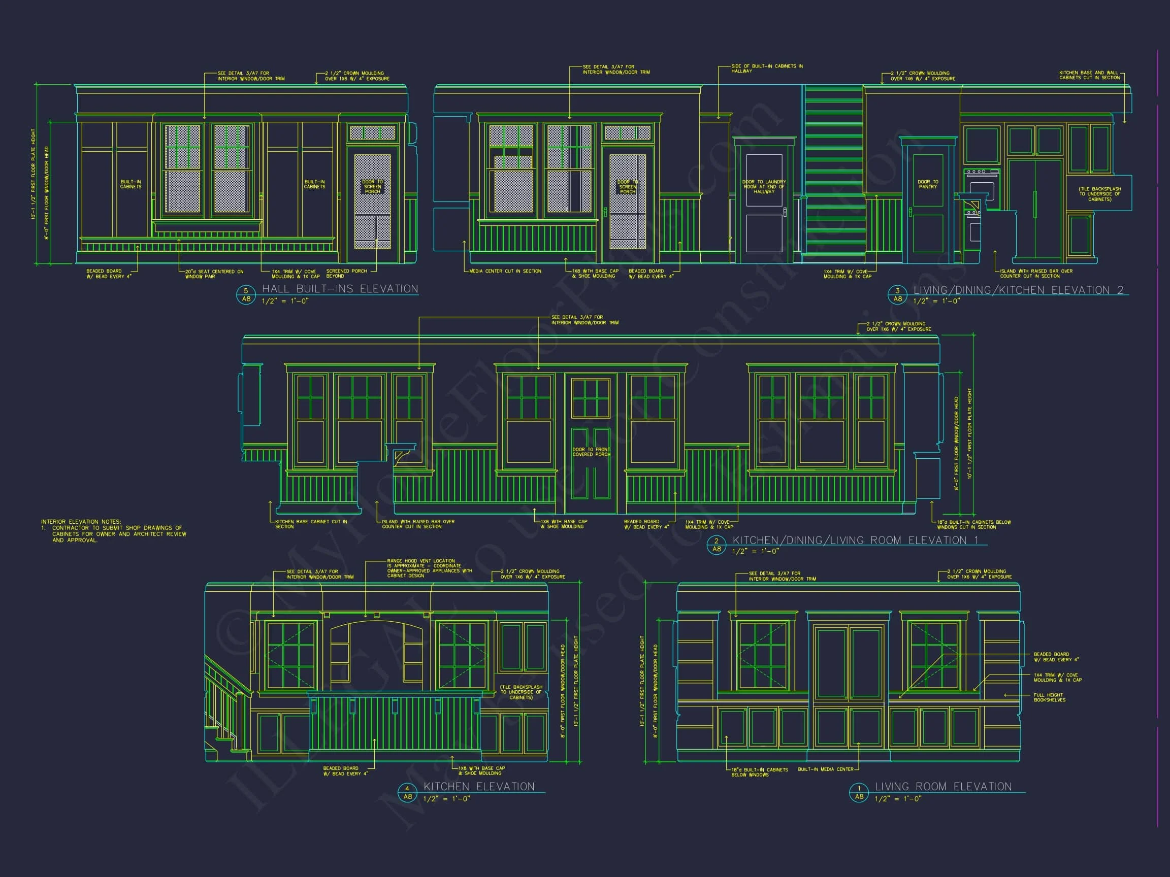 13-1216B HOUSE PLAN - Charming 2-Story House Plan: Modern CAD Architecture Designs 8 Charming 2-Story House Plan with Modern CAD Architecture & Coastal Flair