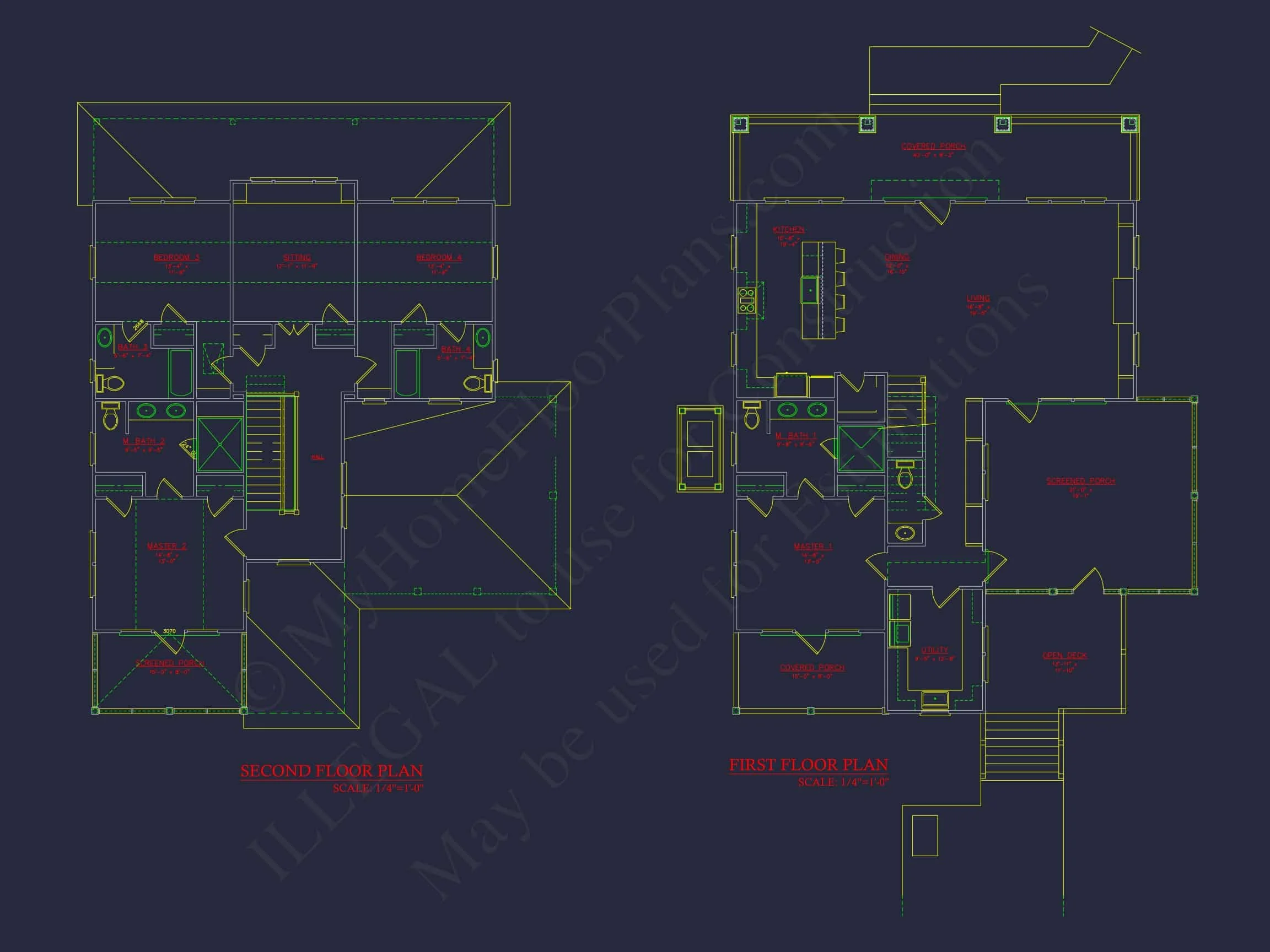 13-1216B HOUSE PLAN - Charming 2-Story House Plan: Modern CAD Architecture Designs 4 Charming 2-Story House Plan with Modern CAD Architecture & Coastal Flair