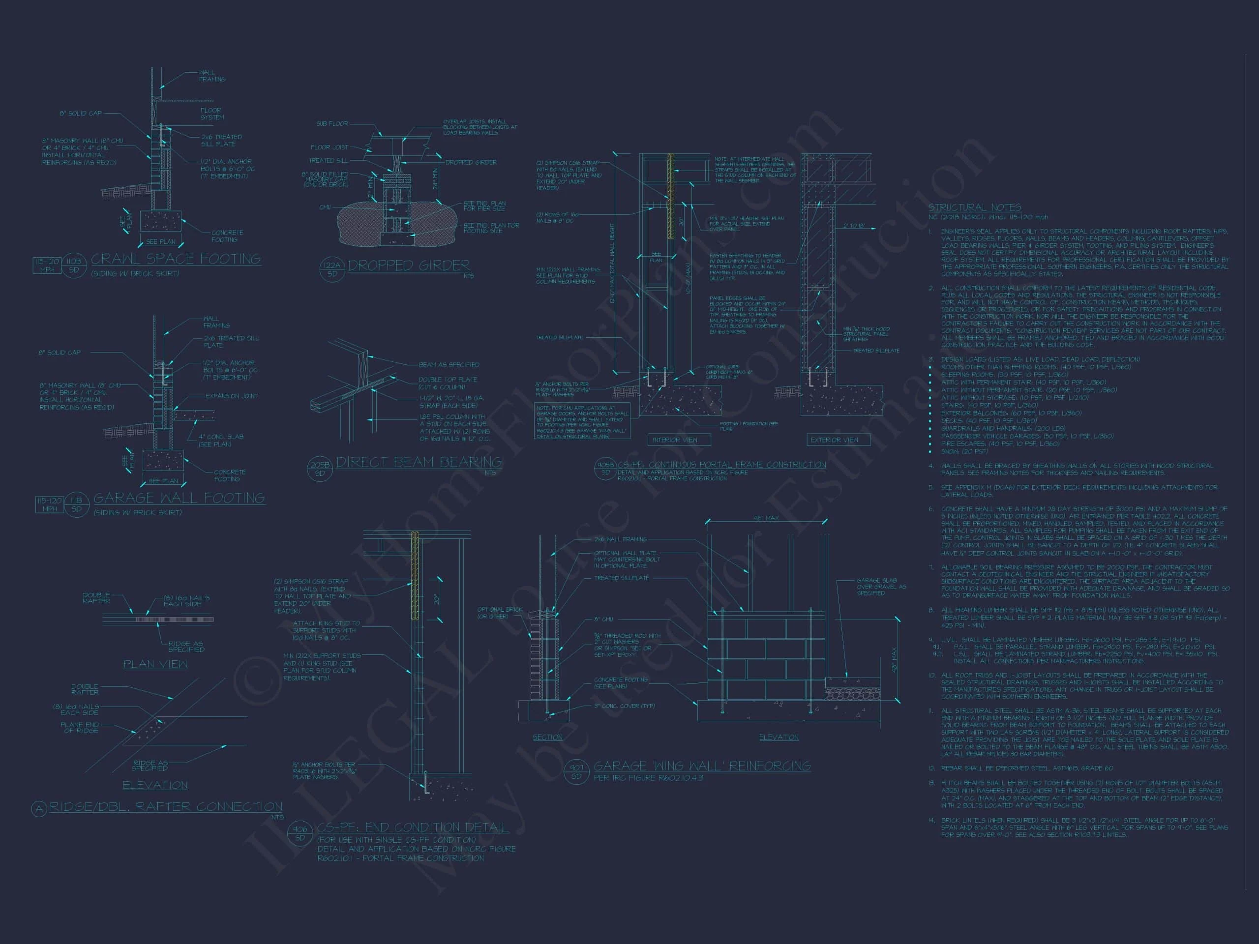 20-1843 HOUSE PLAN - Elegant House Plan with 4 Bed, 2-Story Blueprint & CAD Designs 8 Traditional Craftsman Colonial Floor Plan with Covered Porch & CAD Blueprints