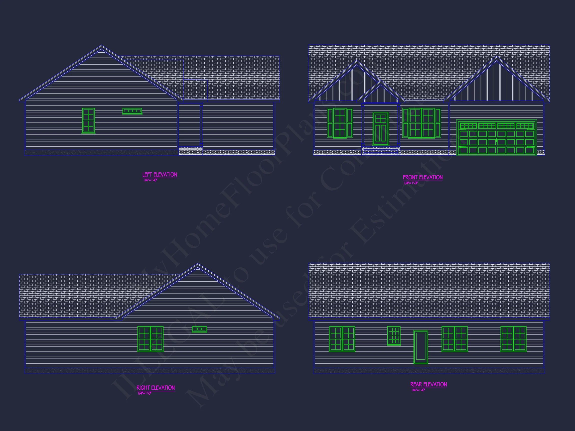 19-1550 HOUSE PLAN - Beautiful Ranch House Plan with Open Floor Plan and Garage 2 Beautiful Ranch house Plan with Open Floor Plan and Garage