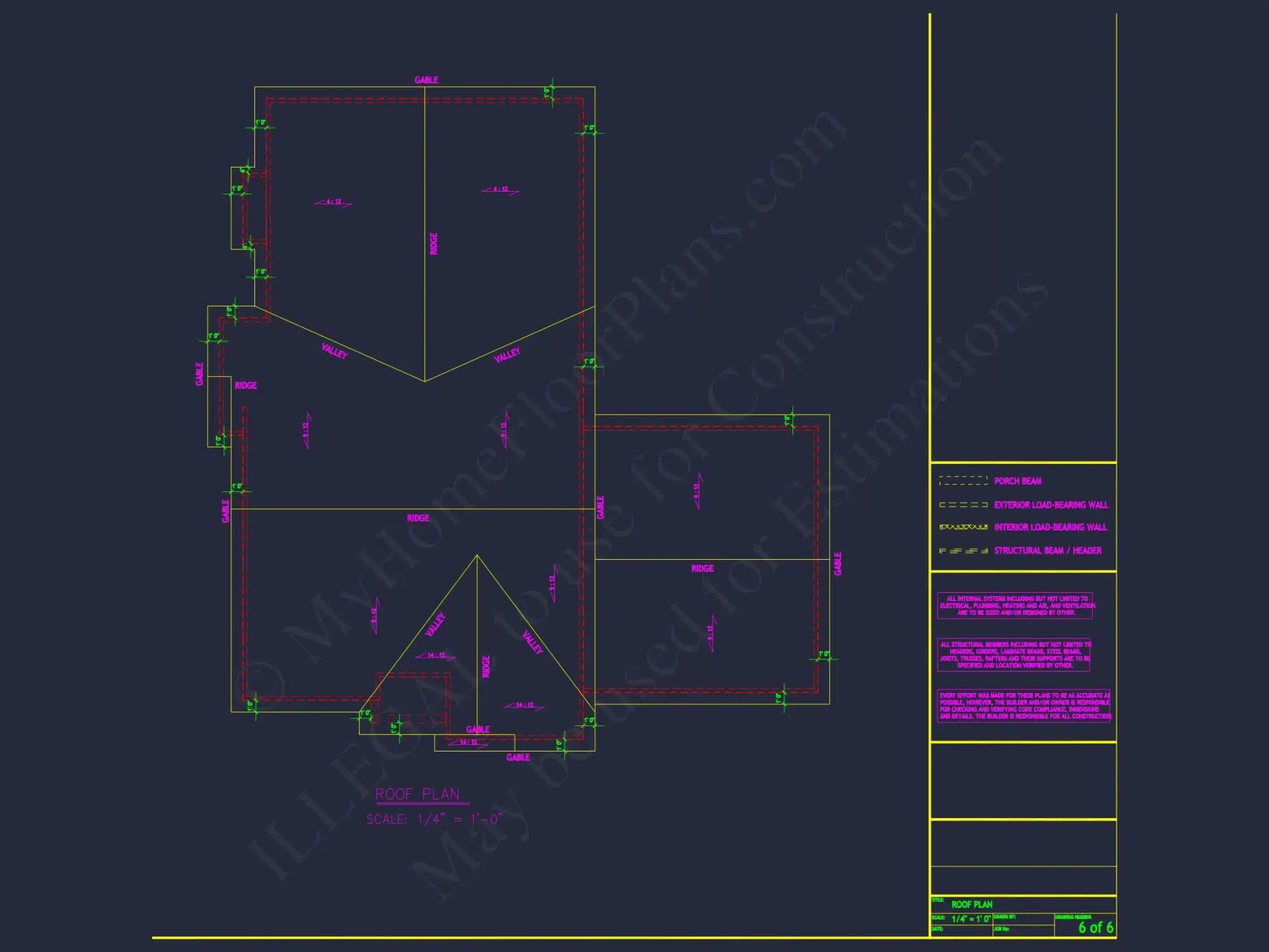 Custom house Plan with 3 Bedrooms, CAD Floor Designs & Blueprint