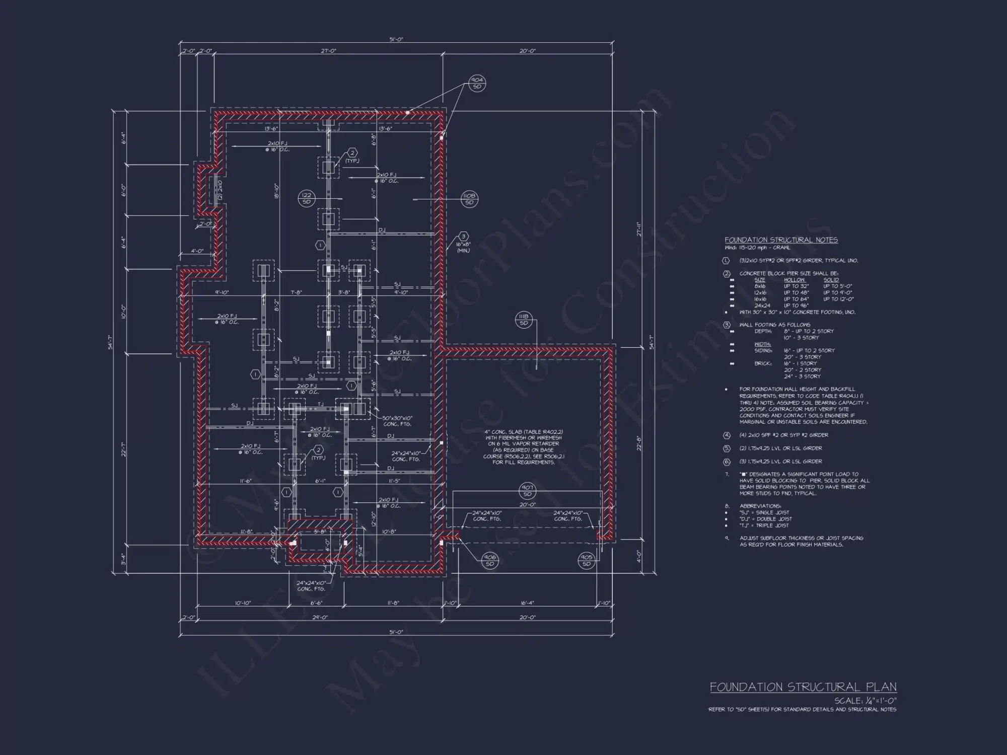 Custom house Plan with 3 Bedrooms, CAD Floor Designs & Blueprint