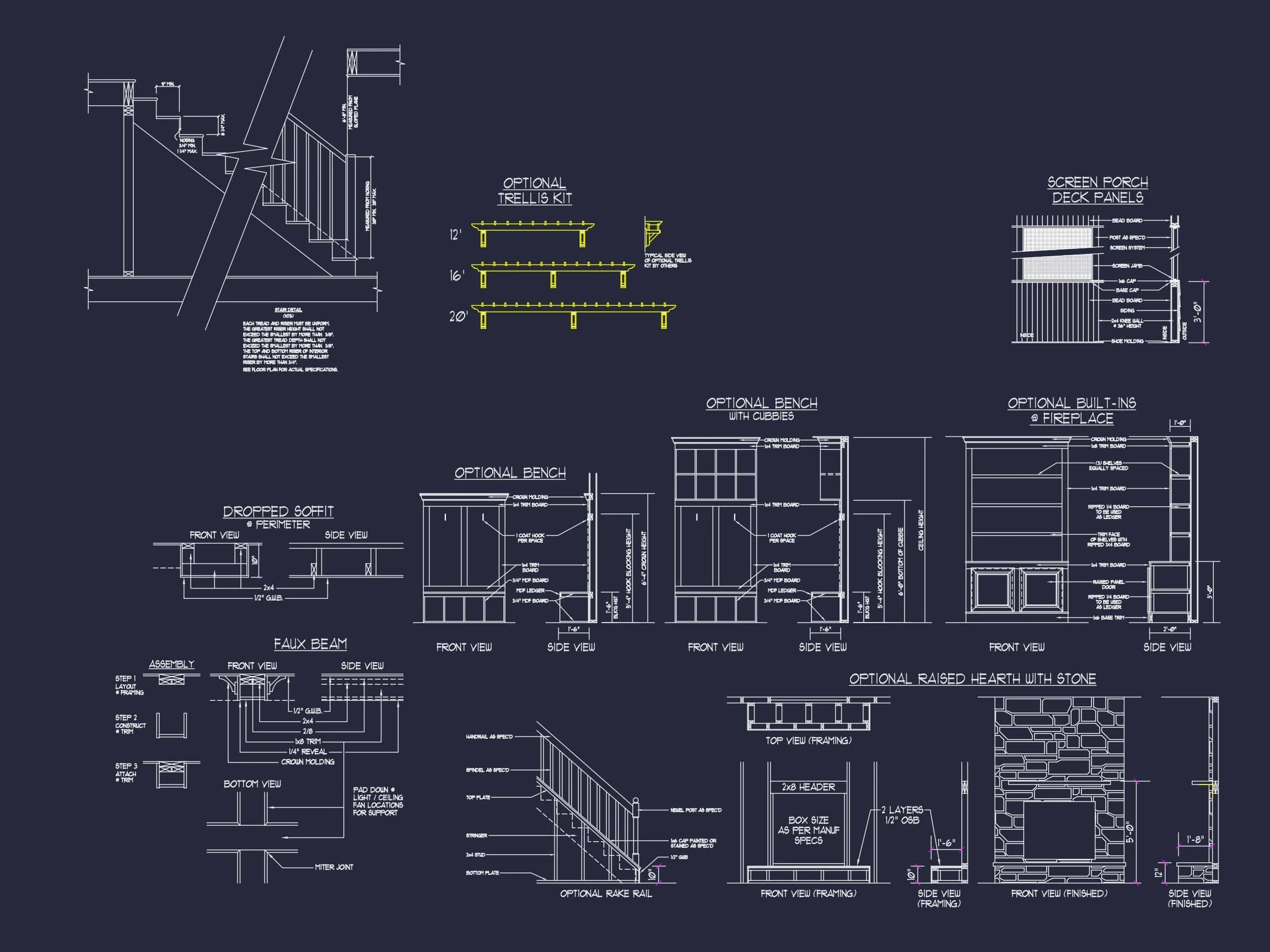 19-1303 HOUSE PLAN - Elegant House Floor Plan with CAD Designs & Blueprint Features 17 Elegant house Floor Plan with CAD Designs & Blueprint Features