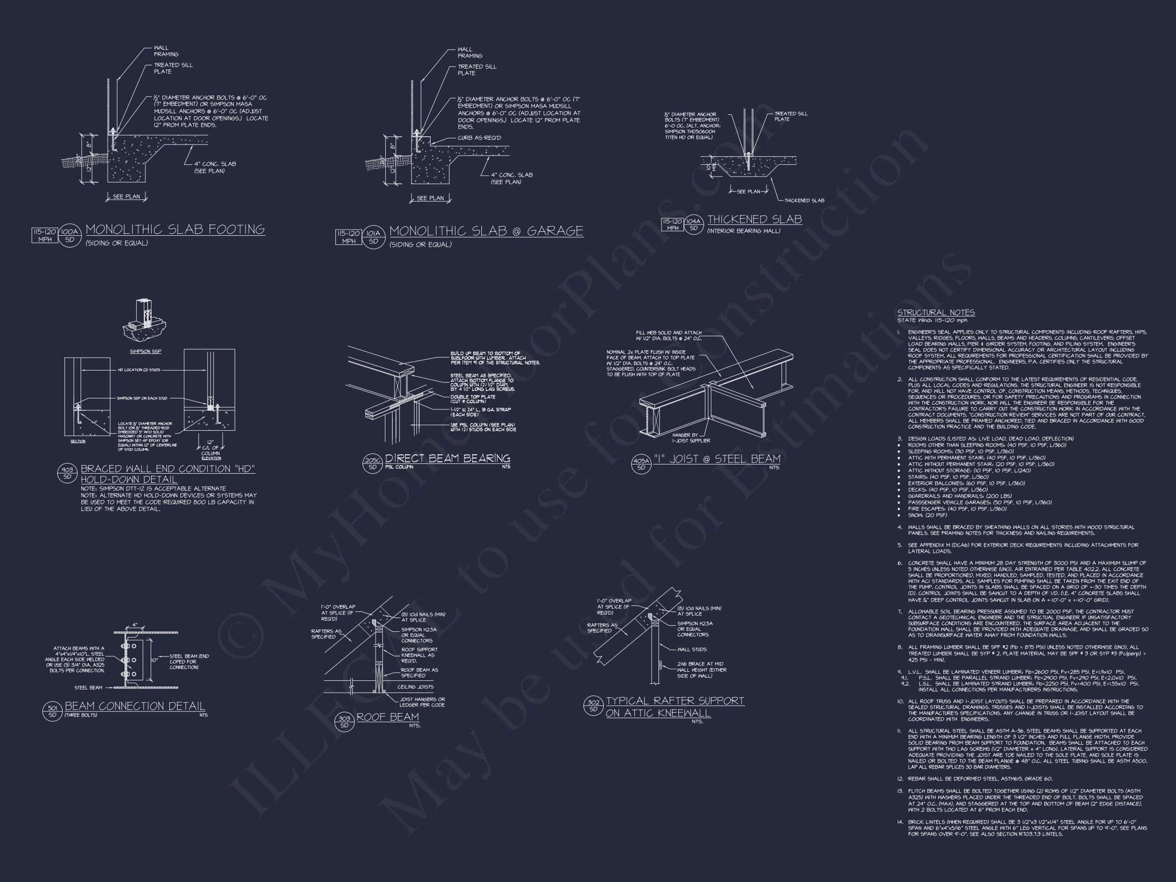 19-1180 HOUSE PLAN - 4 Bed 3.5 Bath 3,800 SF Contemporary Tropical-Modern House Plan w/ 3-Car Carport 13 Modern 2-Story house Floor Plan with Detailed CAD Designs