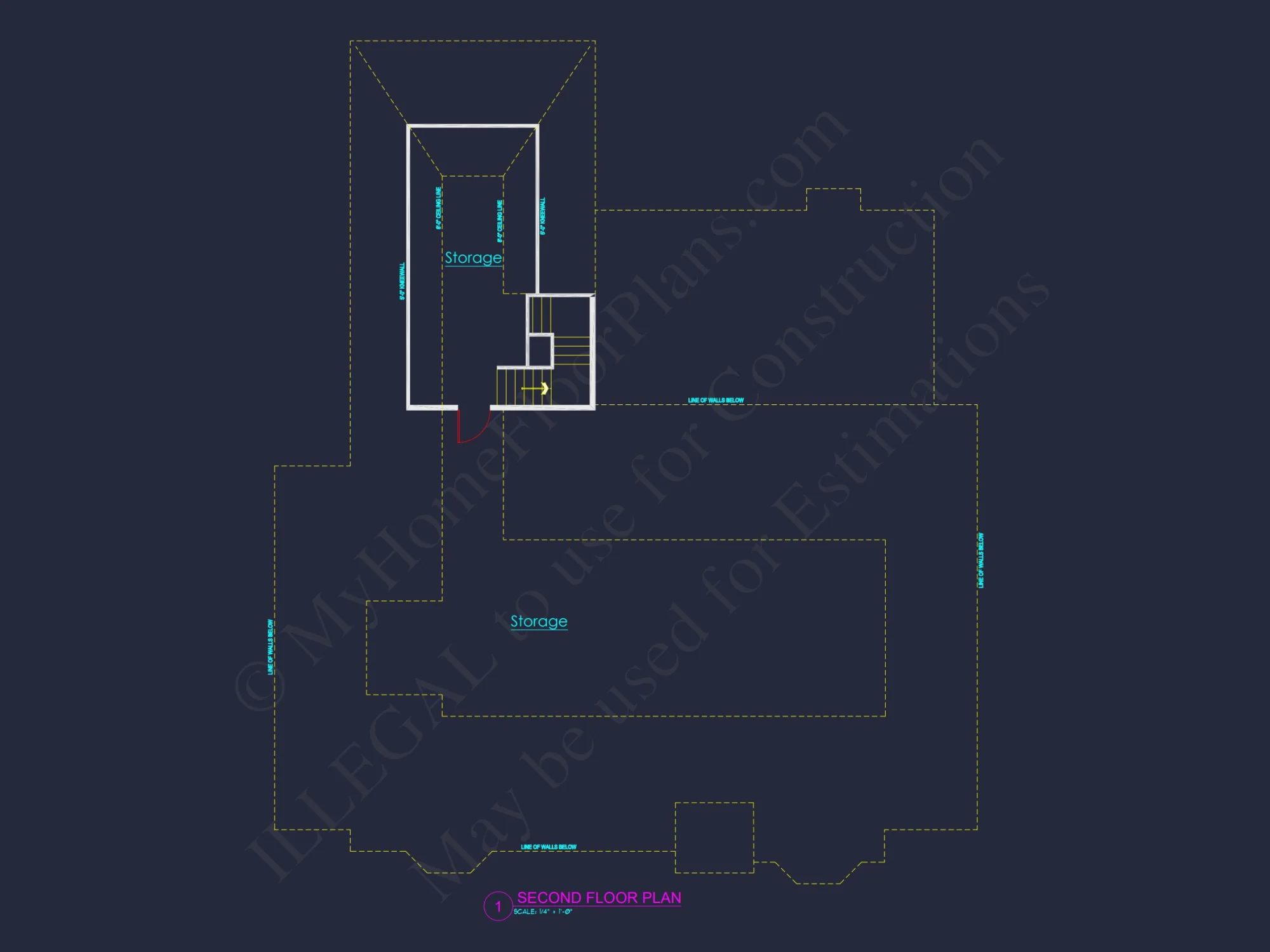 Traditional house Plan with Open Floor Blueprint and CAD Designs